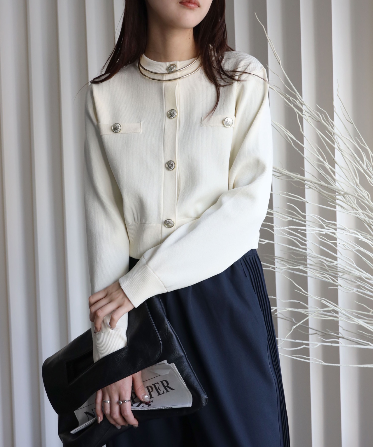 model：164cm. 着用サイズ：FREE