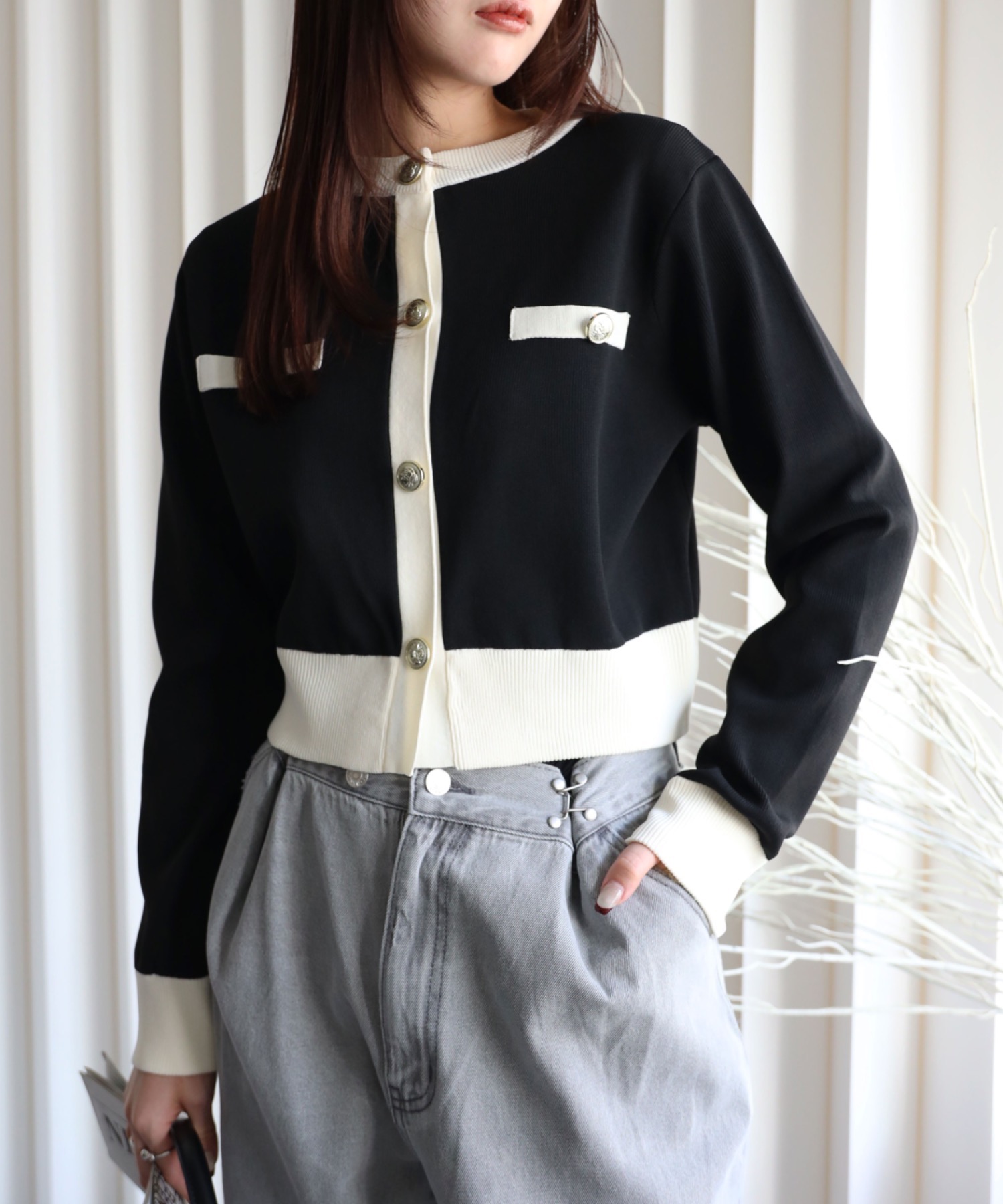 model：164cm. 着用サイズ：FREE