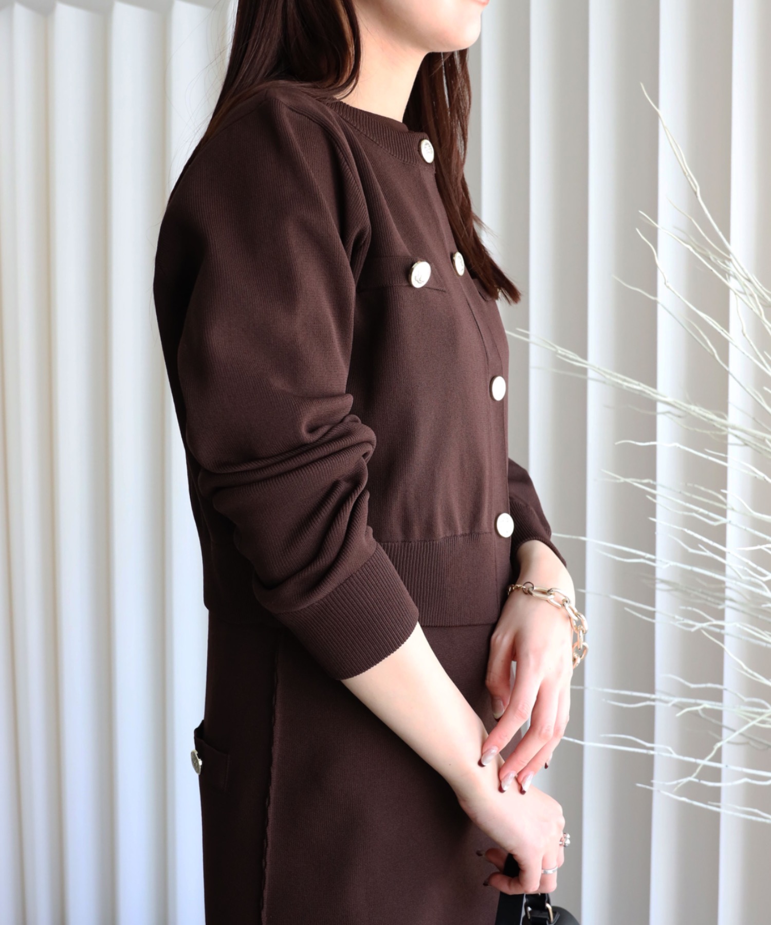 model：164cm. 着用サイズ：FREE
