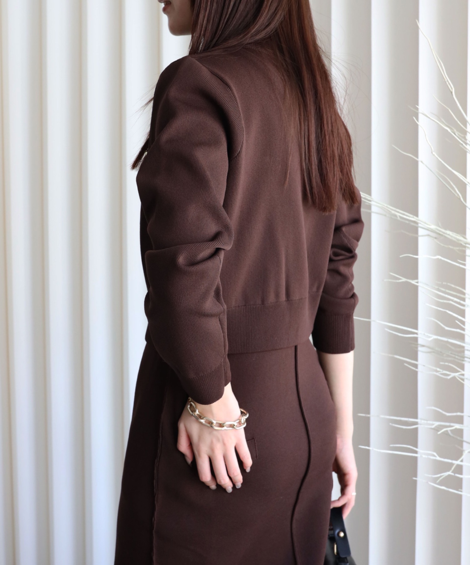model：164cm. 着用サイズ：FREE