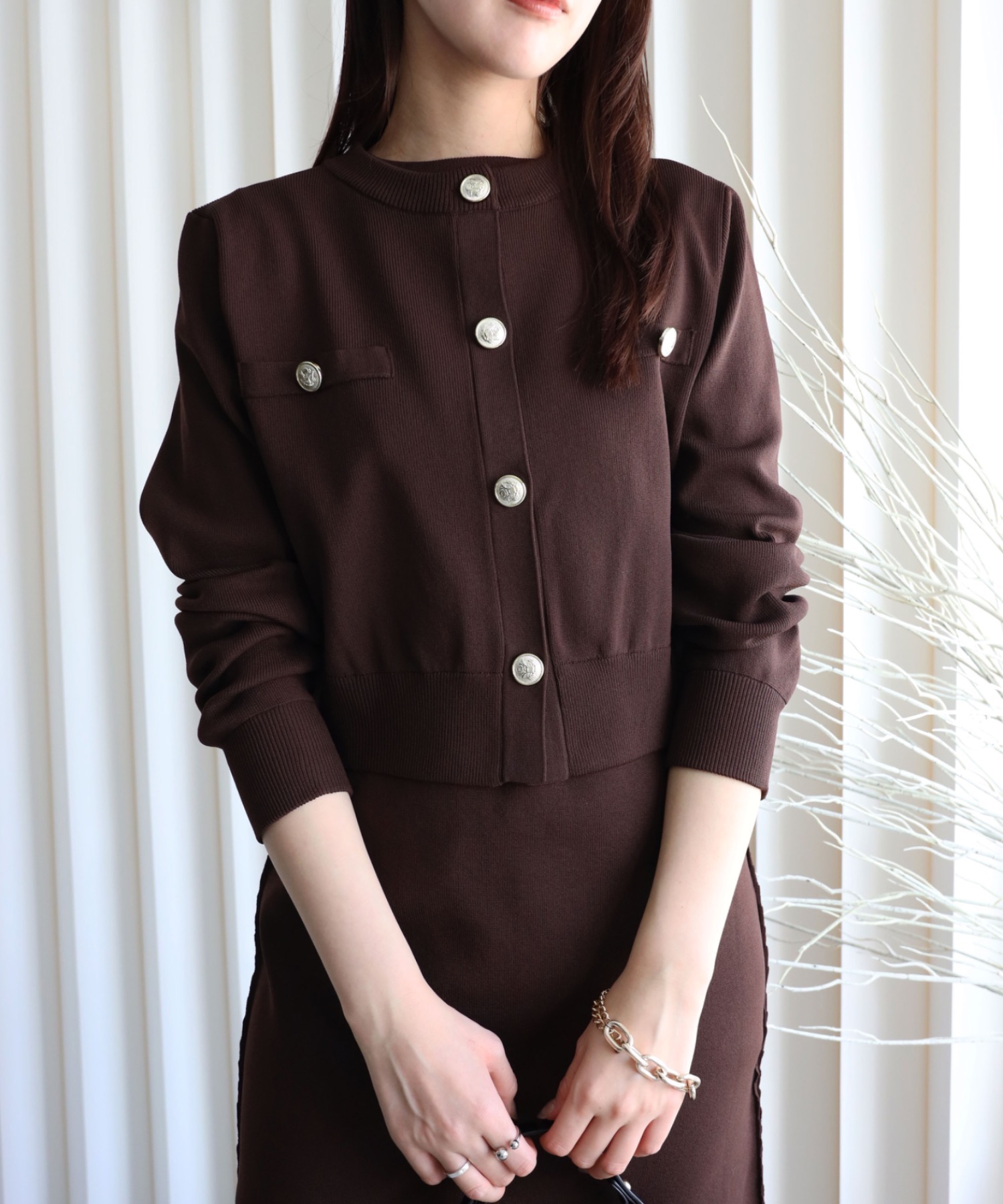 model：164cm. 着用サイズ：FREE
