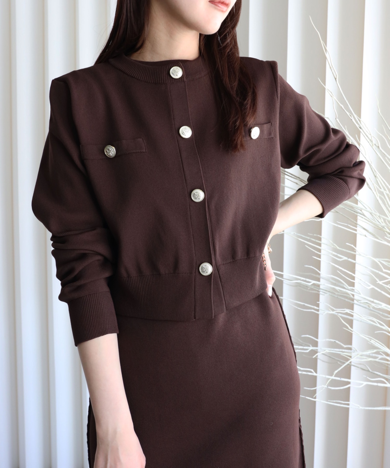 model：164cm. 着用サイズ：FREE