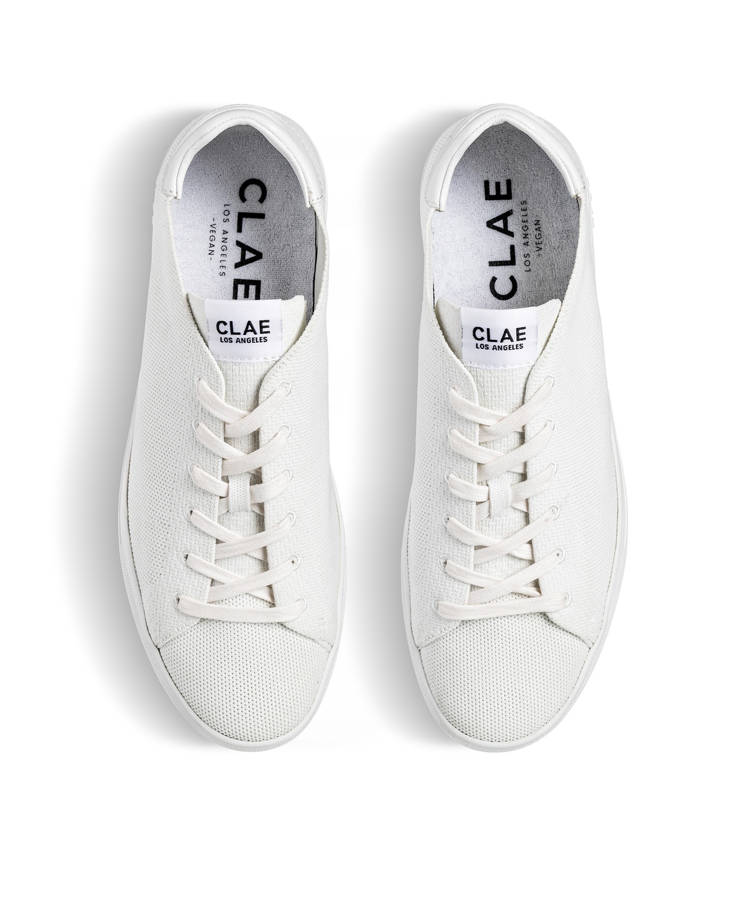 clae bradley knit white