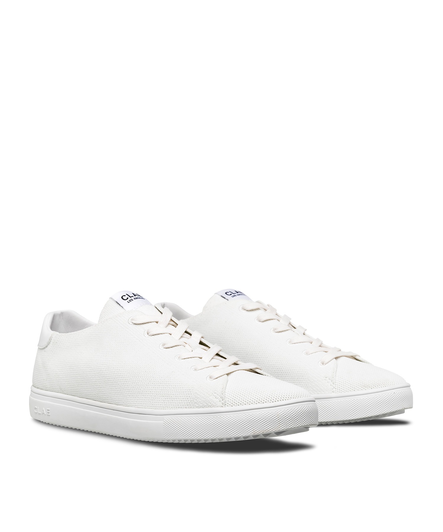 clae bradley knit white