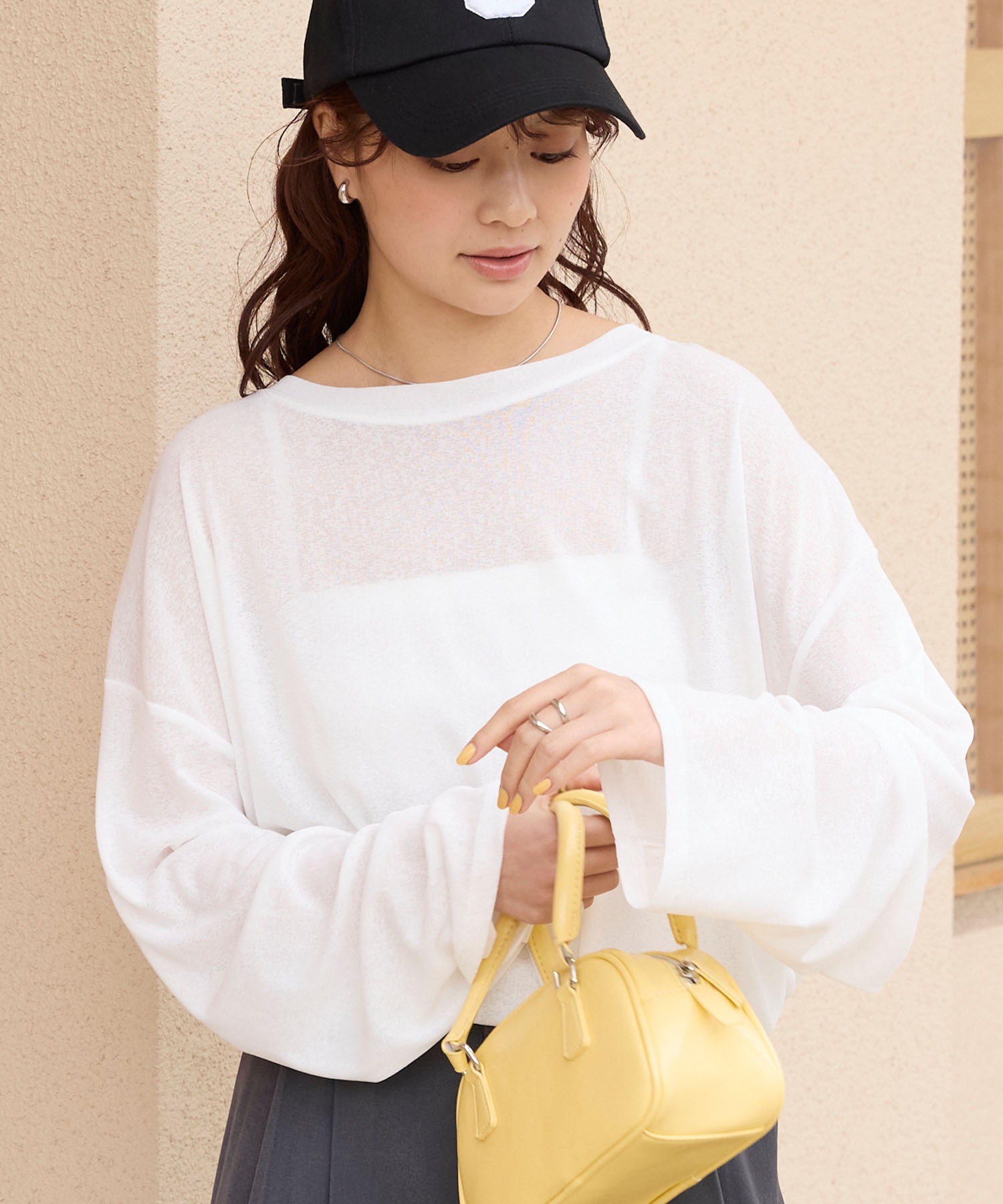 マルチファンクショナル スラブシアーロングスリーブTシャツ【THE