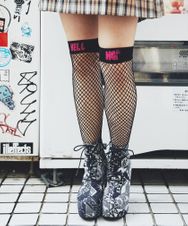 NET KNEE-HIGH ソックス