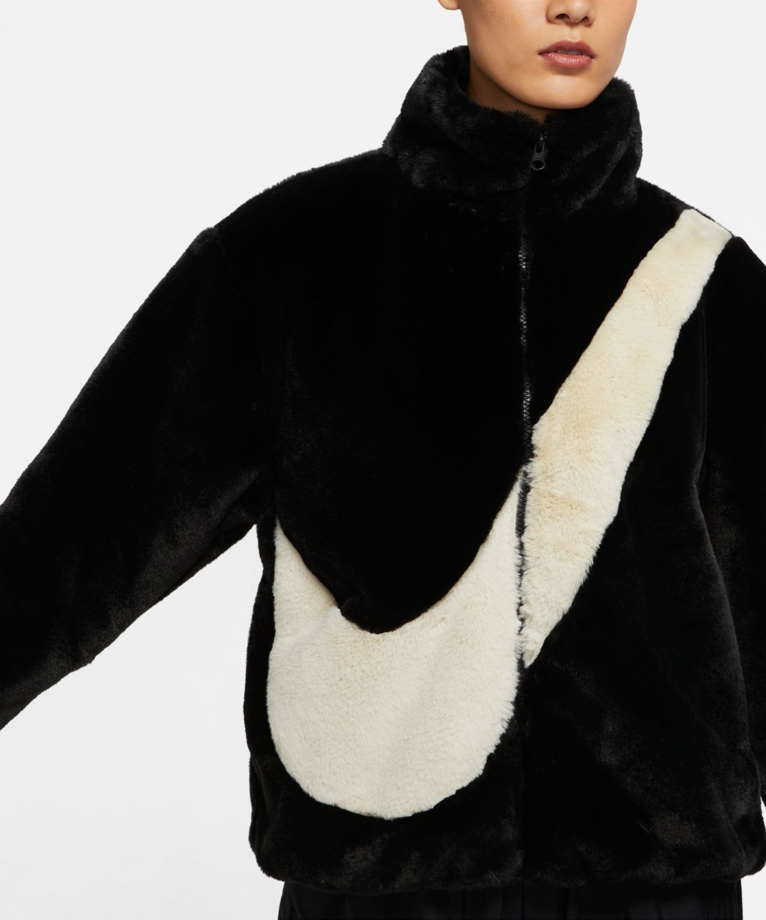 NIKEW FAUX FUR SWSH DO3792-010 JKT