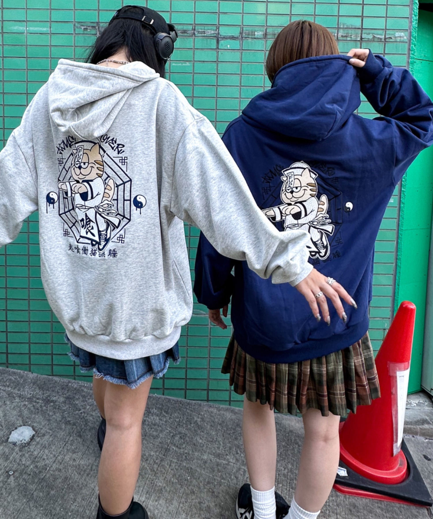 A'GEM/9 × .kom 『A'gem/エージェム』 猫キャットプルパーカー A'GEM/9 × .kom 『A'gem/エージェム』 猫キャットプルパーカー