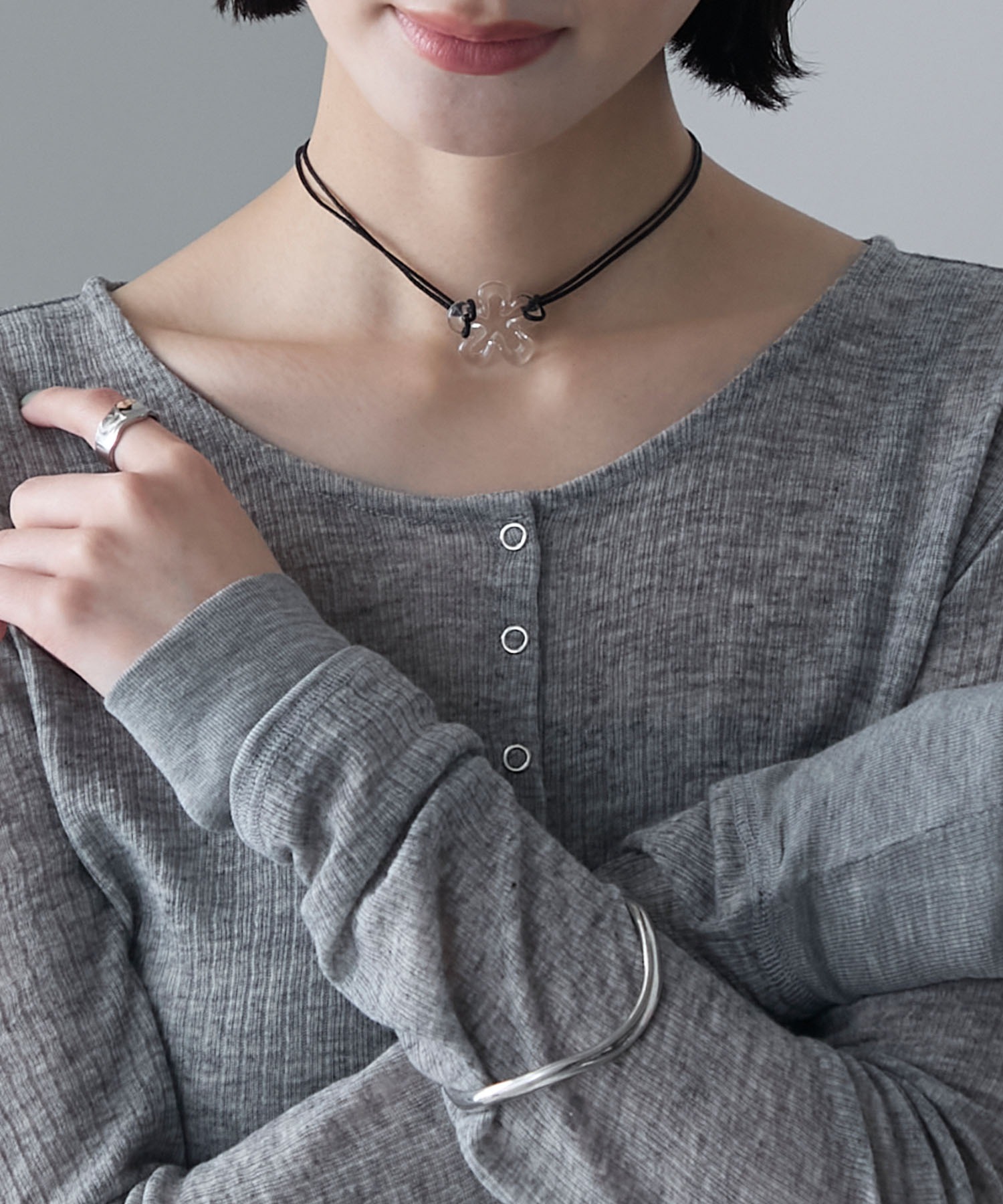 【フォエバーマーク】チョーカー　ネックレス シャネル CHANEL ネックレス ココマーク チョーカーネックレス B23P