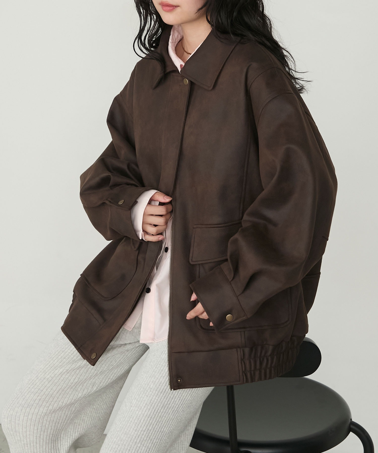 その他 FLX forksy.】ヴィンテージライクオーバーサイズビッグポケットフライト