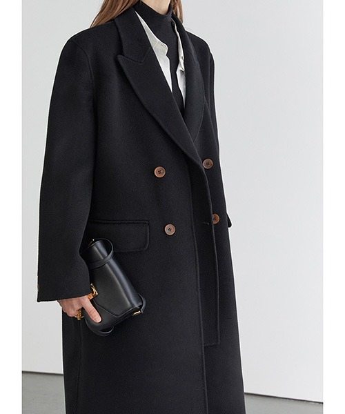 Fano Studios】Double layered river tailoring chester coat FD20W254