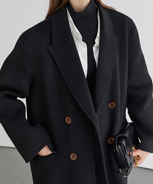 Fano Studios】Double layered river tailoring chester coat FD20W254