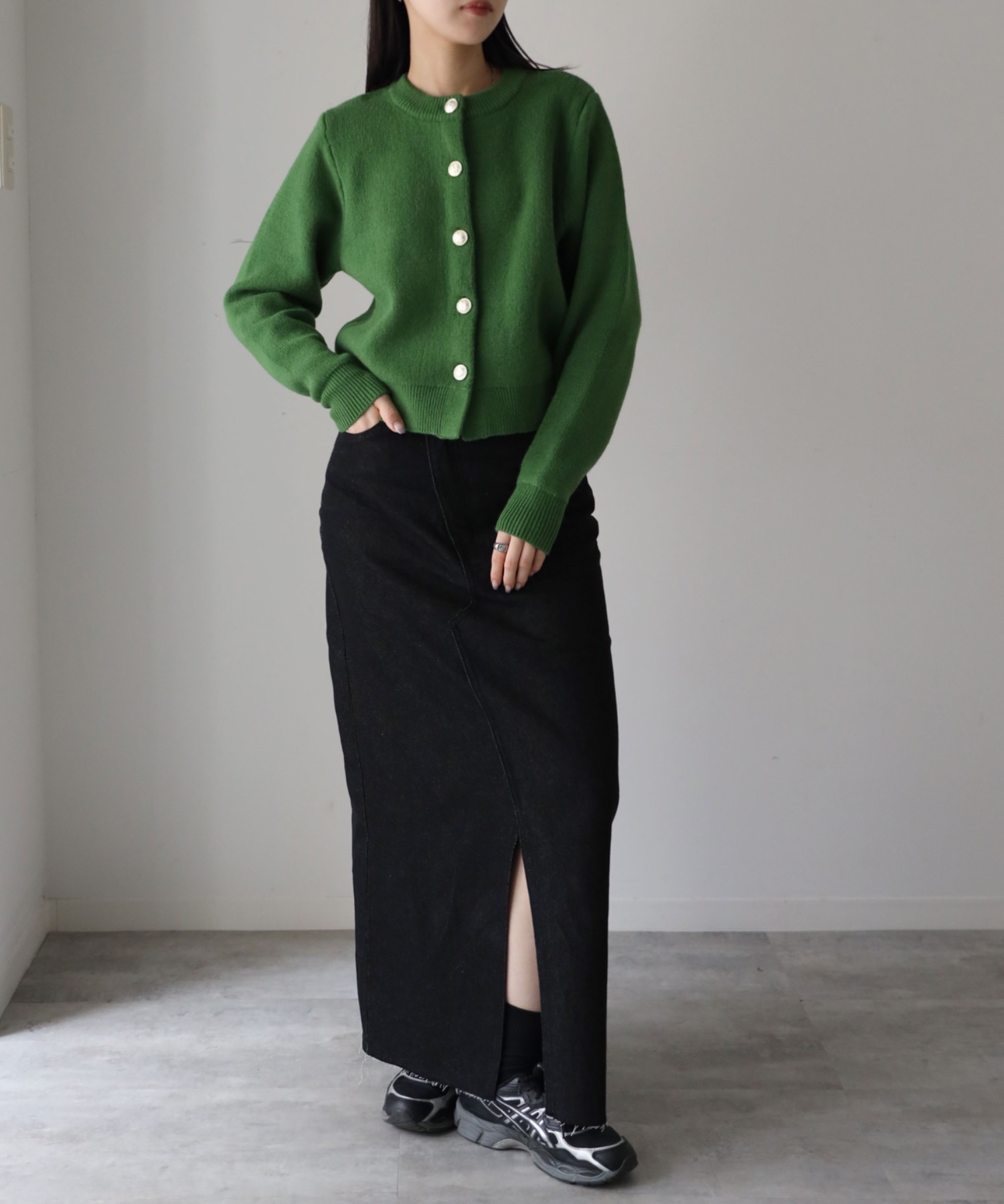 model：155cm. 着用サイズ：FREE