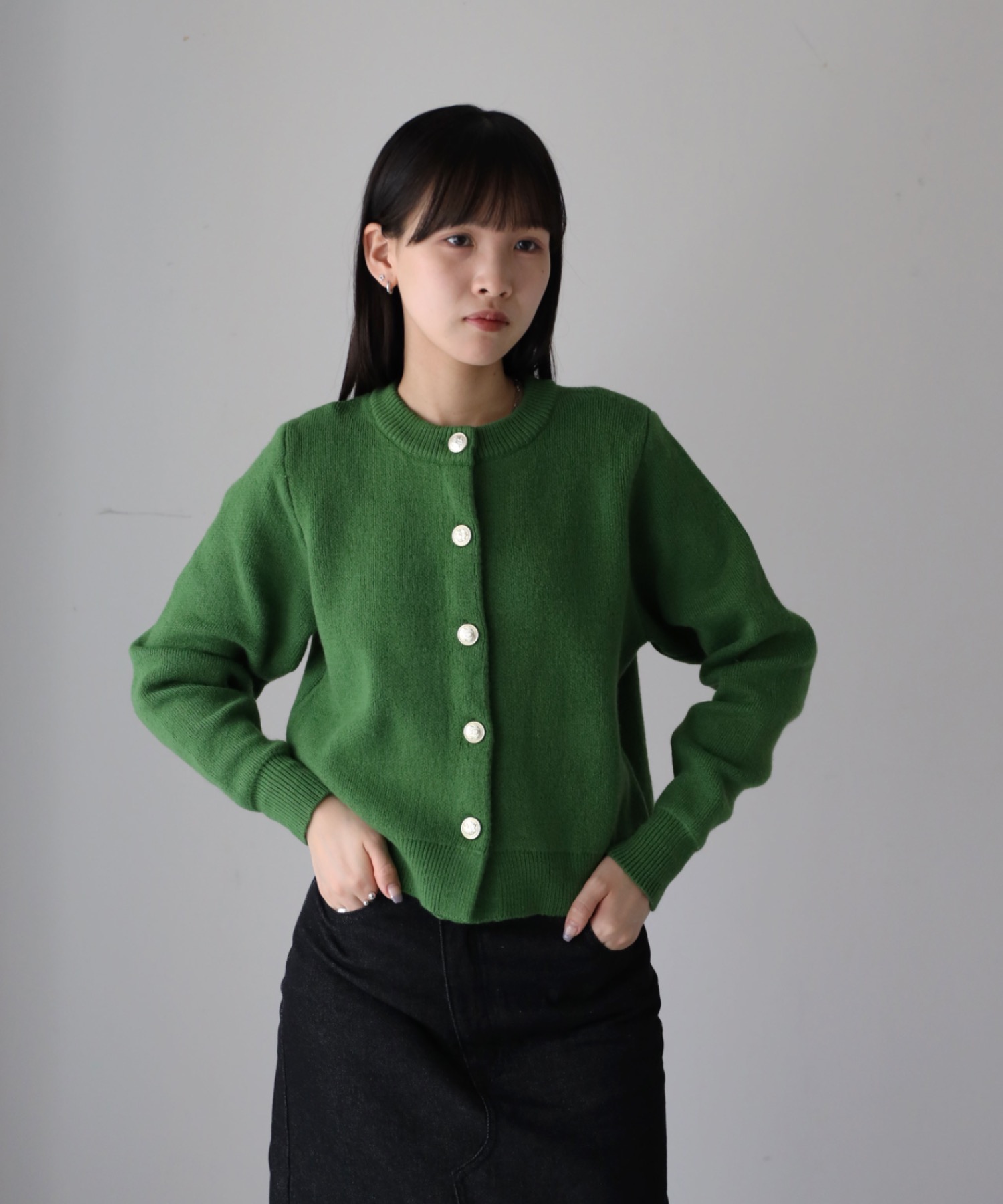 model：155cm. 着用サイズ：FREE