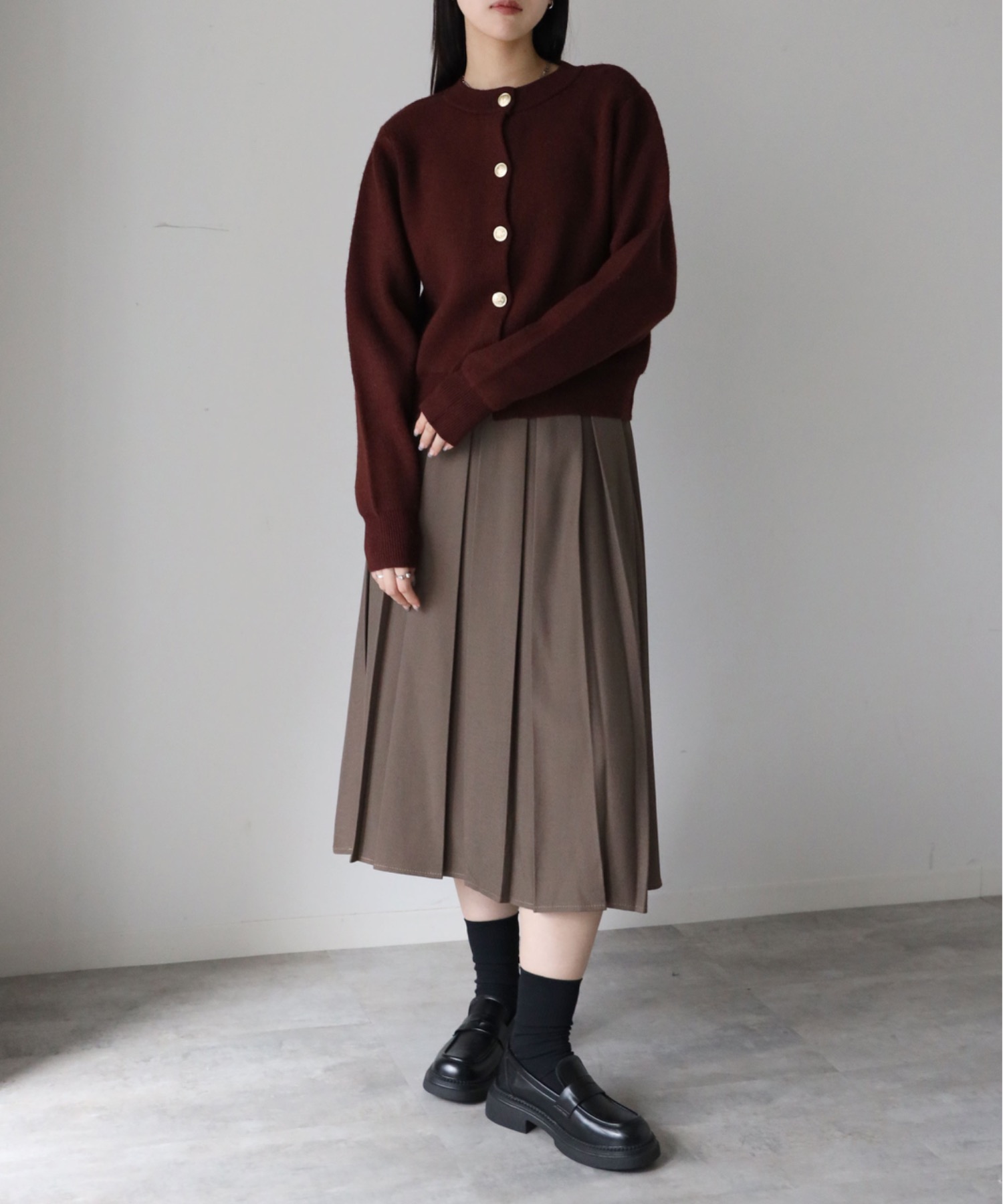model：155cm. 着用サイズ：FREE