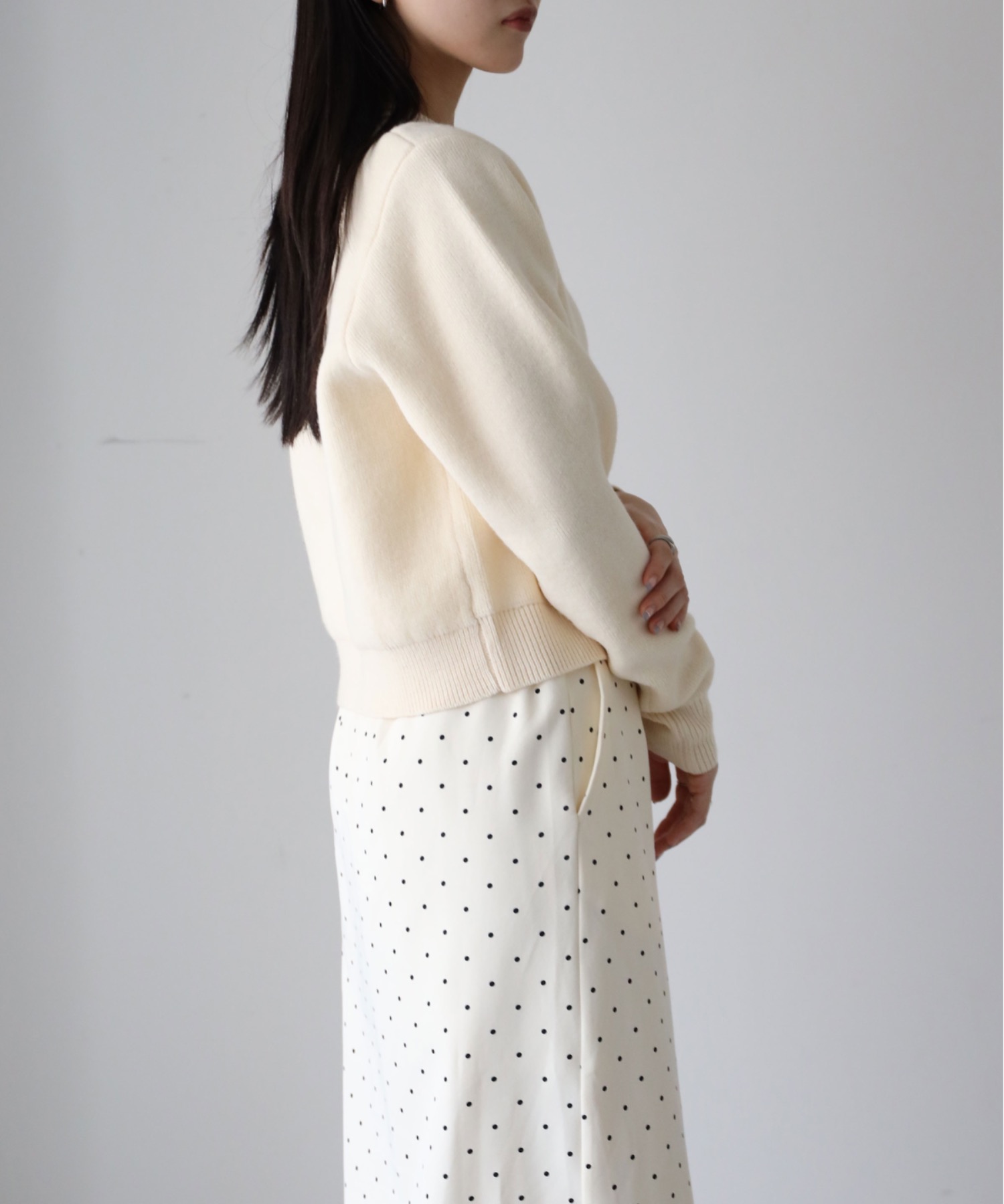 model：155cm. 着用サイズ：FREE