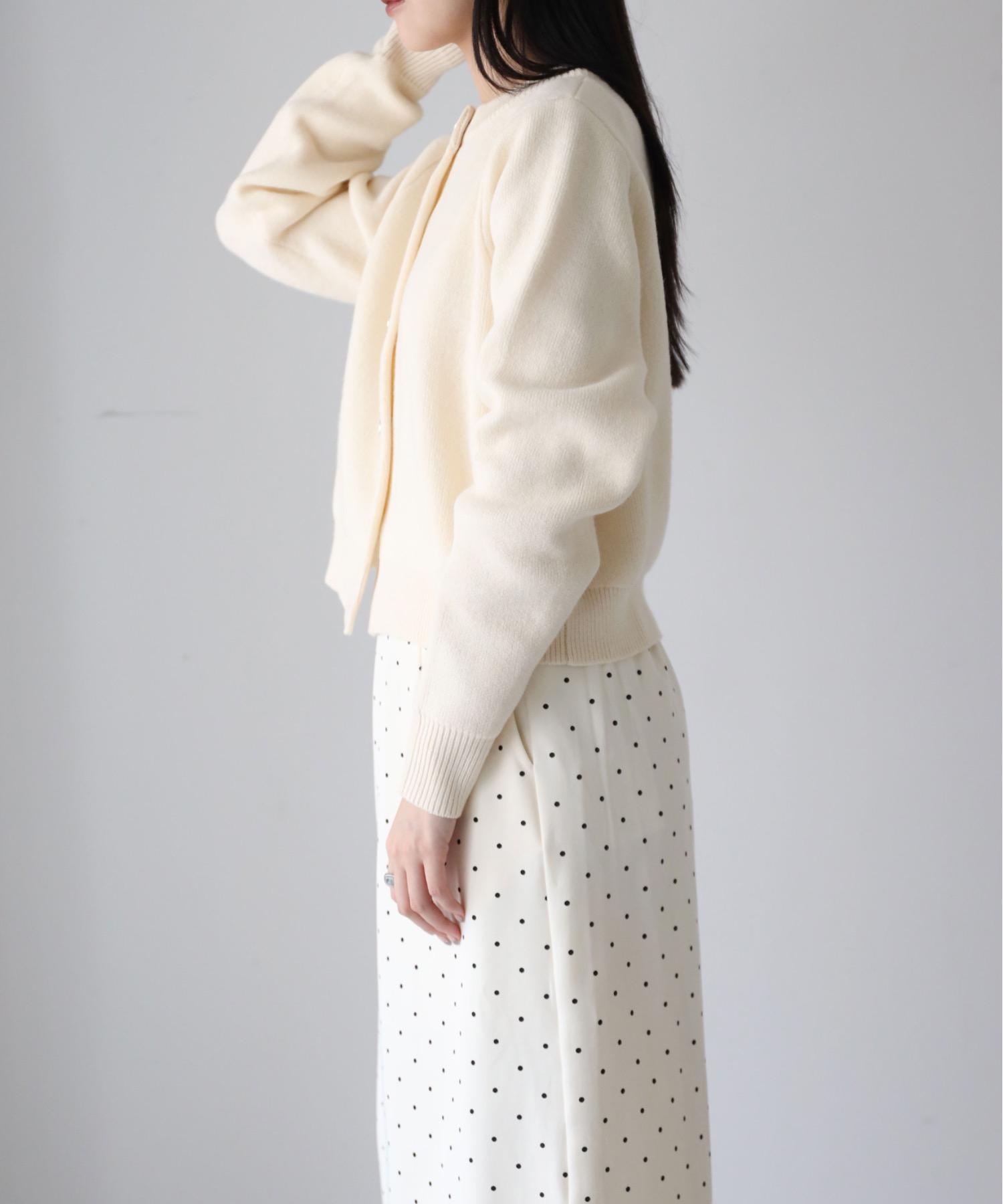 model：155cm. 着用サイズ：FREE