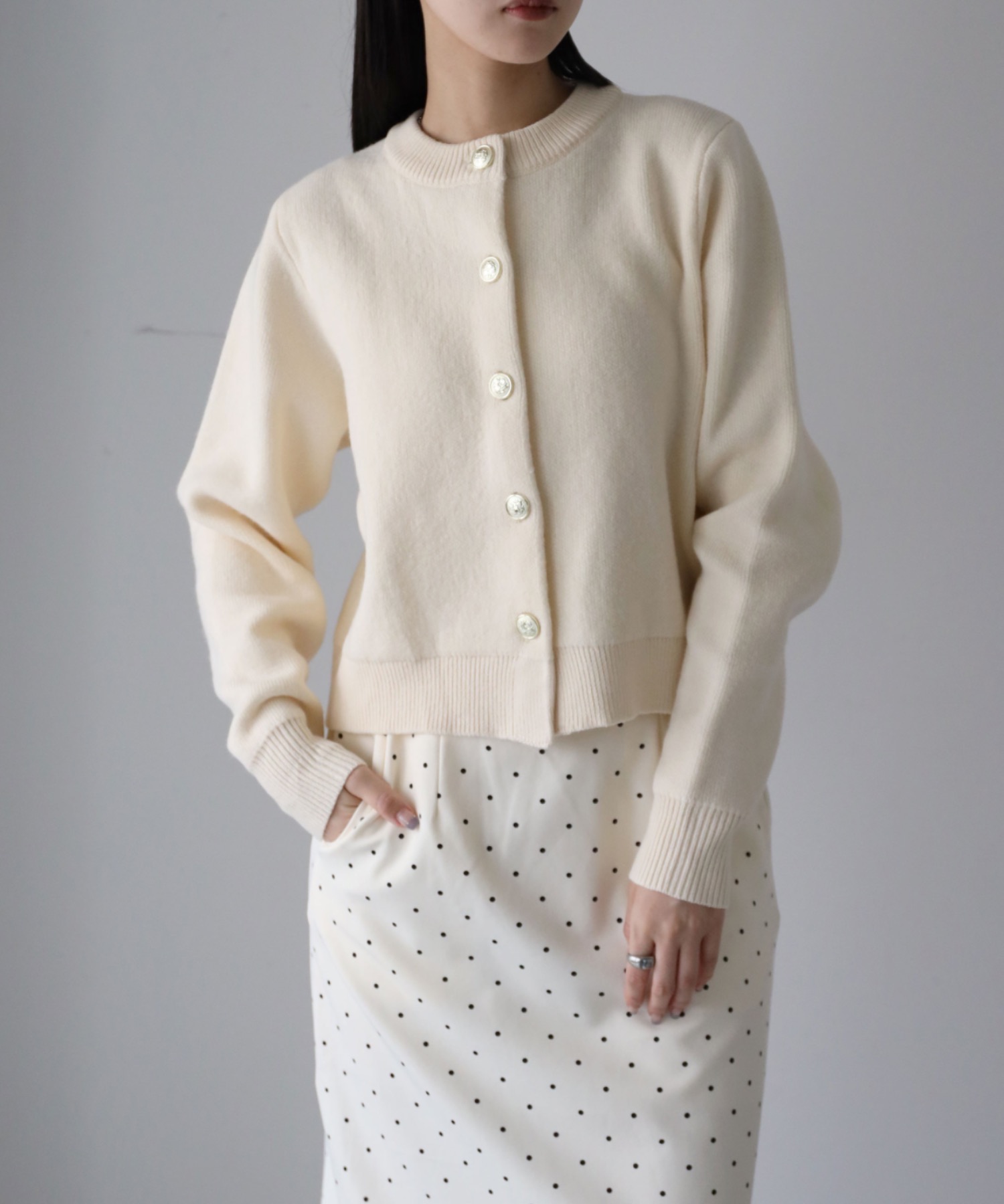 model：155cm. 着用サイズ：FREE