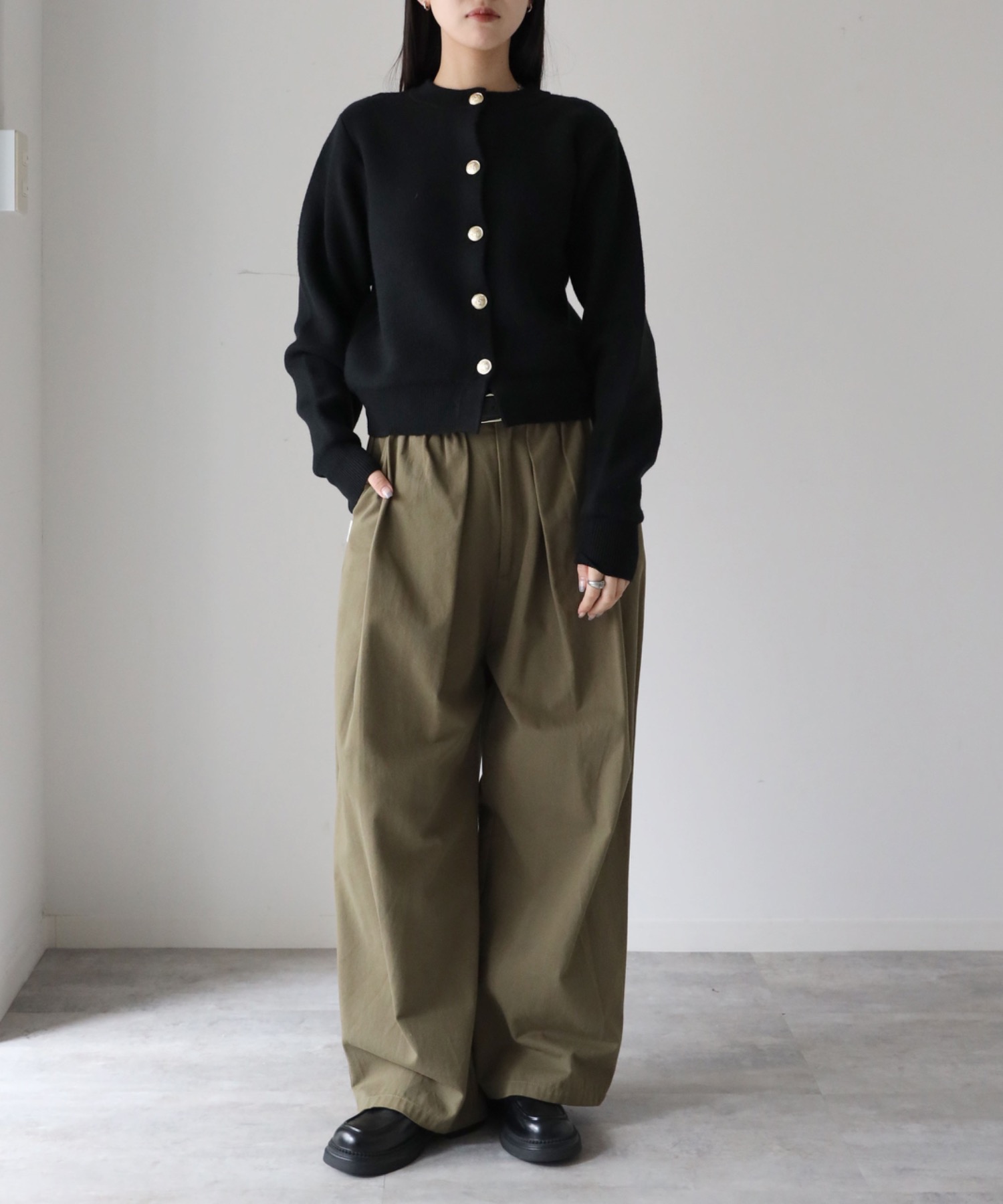 model：155cm. 着用サイズ：FREE