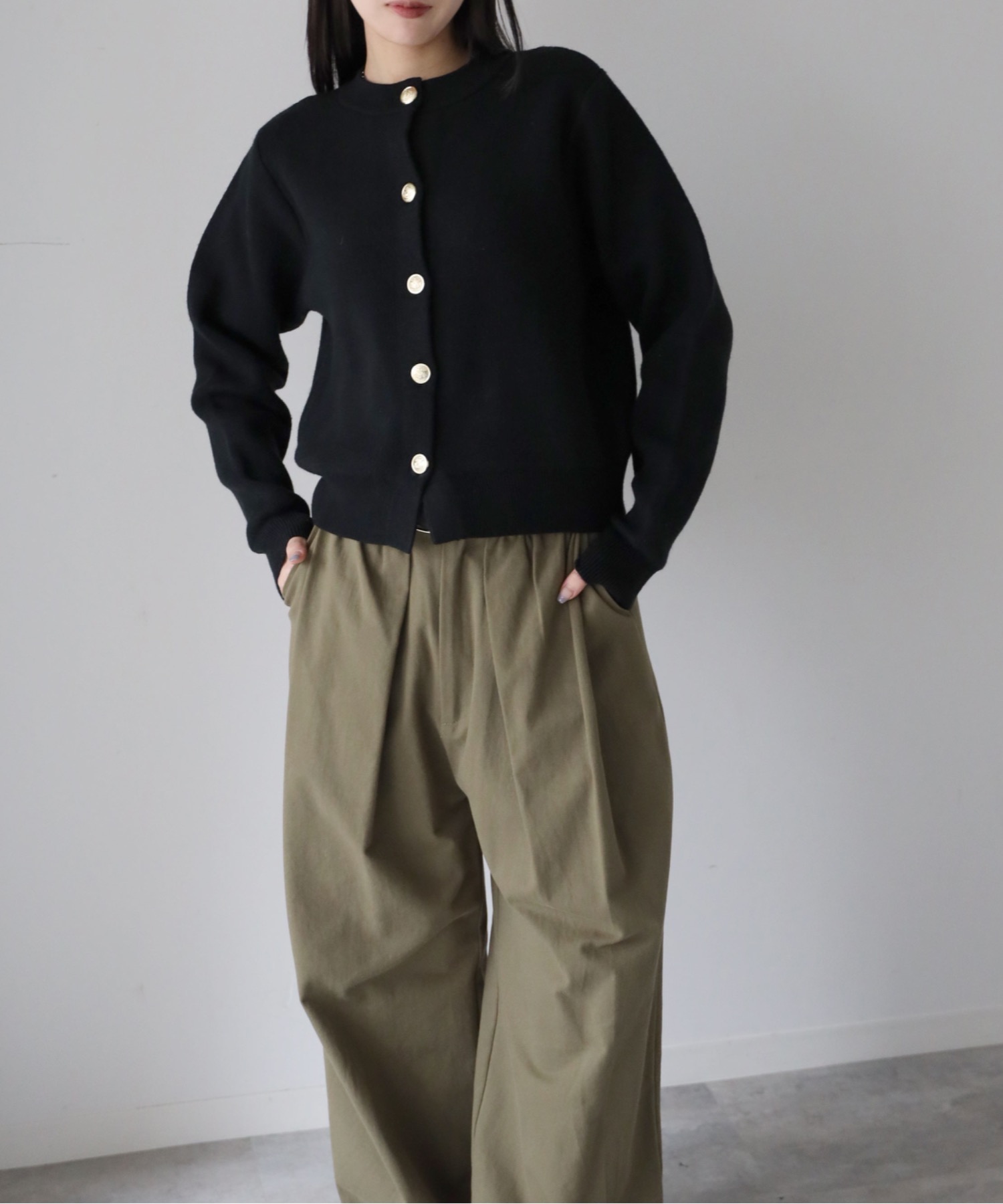 model：155cm. 着用サイズ：FREE