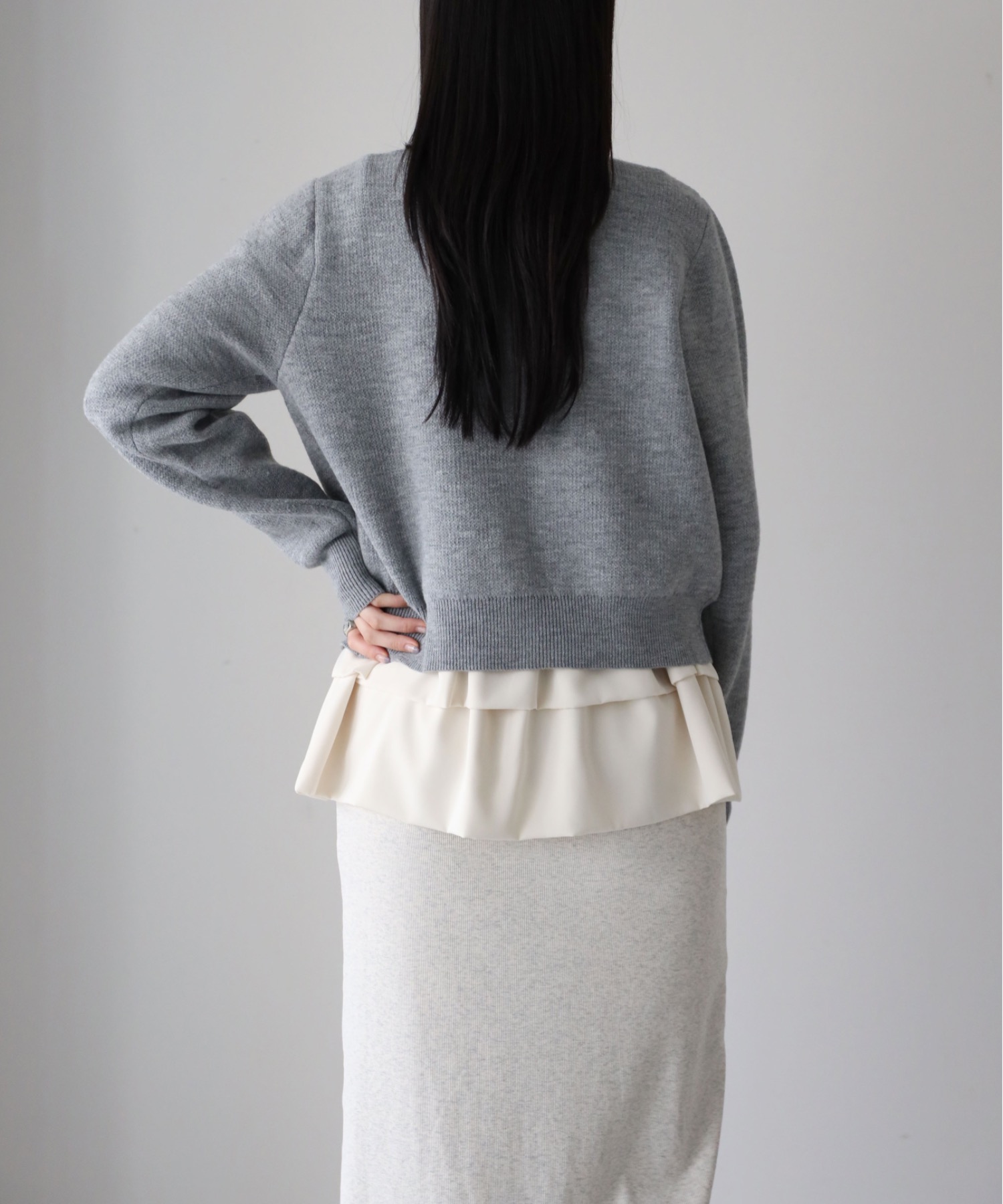 model：155cm. 着用サイズ：FREE