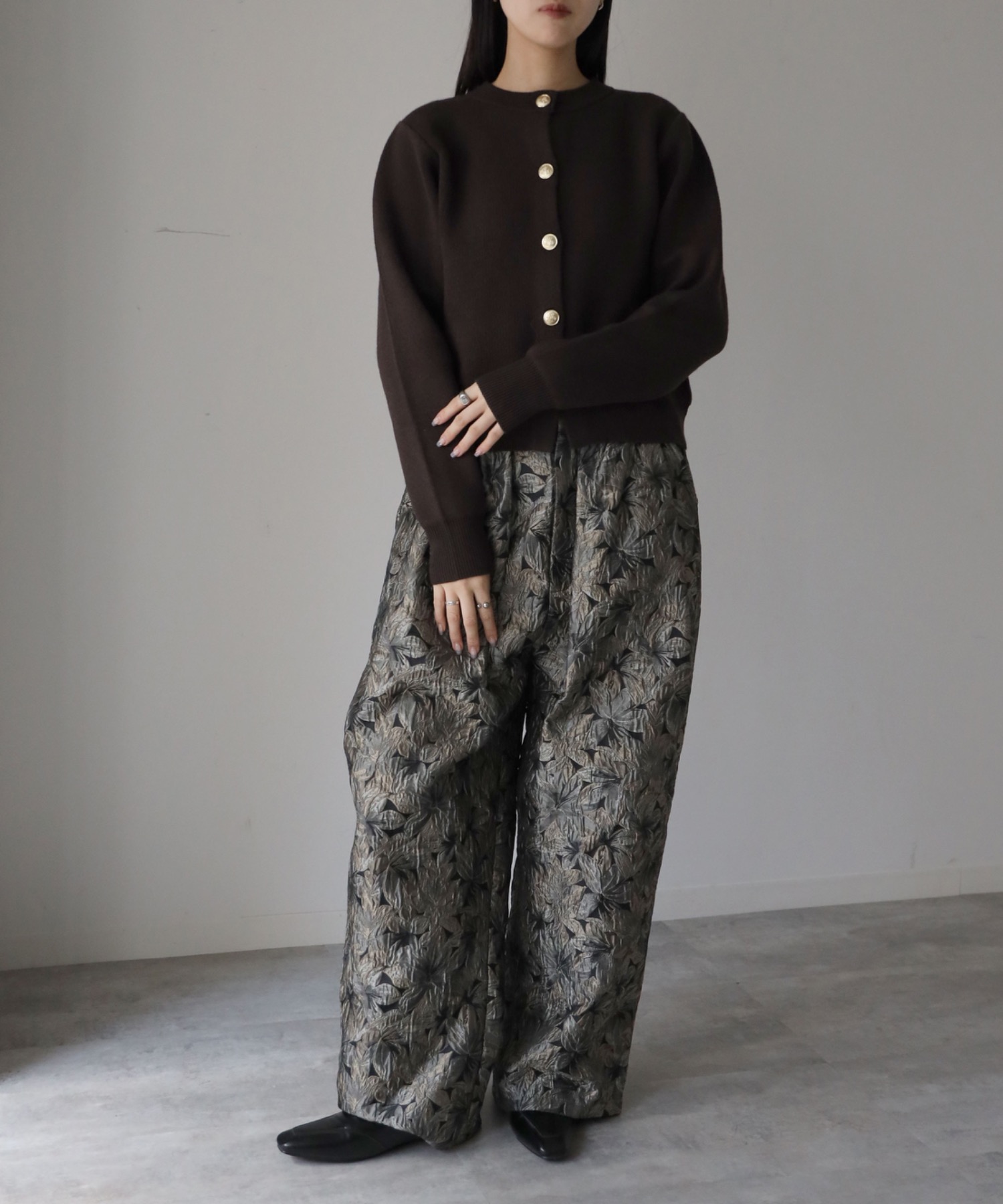 model：155cm. 着用サイズ：FREE
