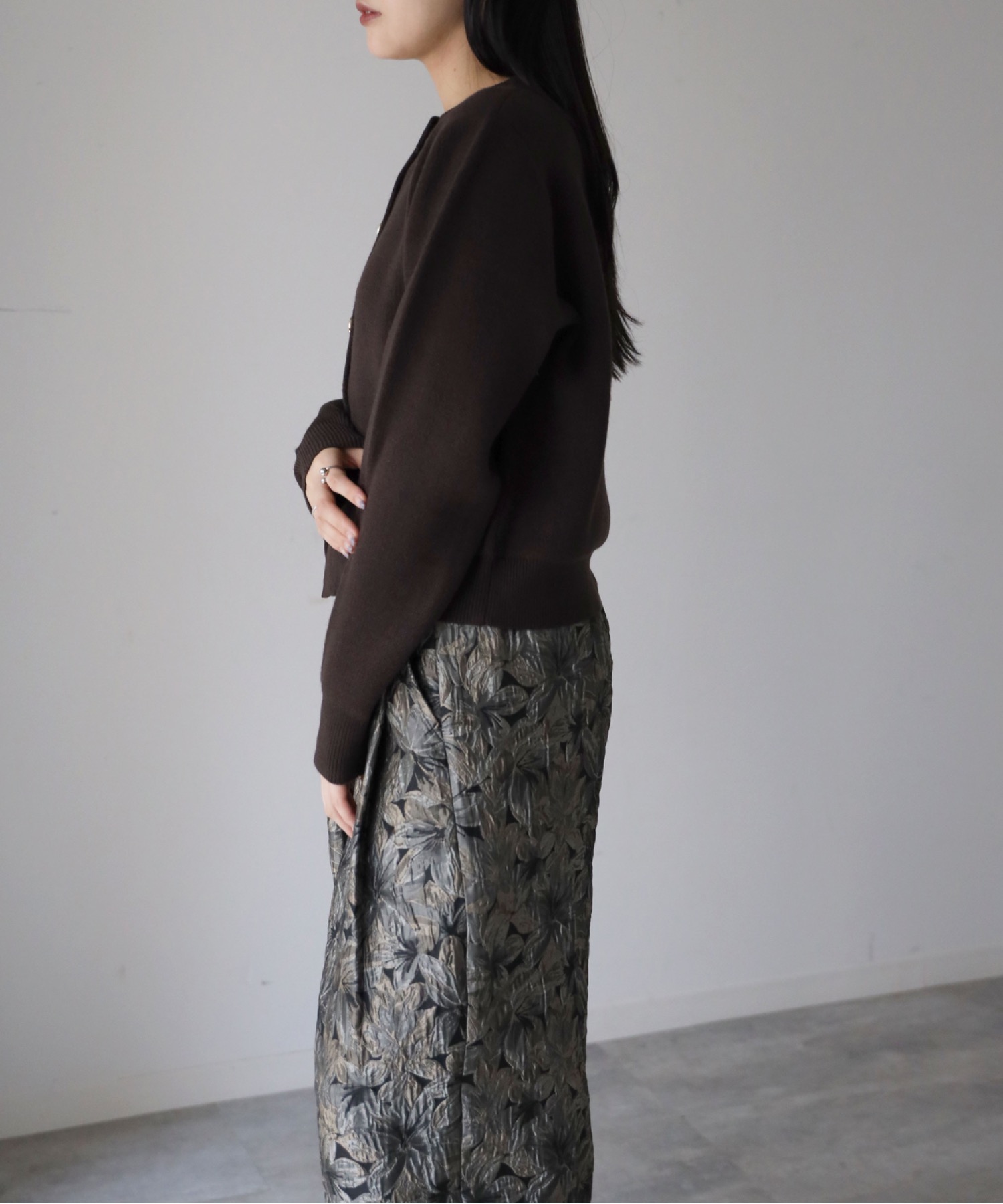 model：155cm. 着用サイズ：FREE