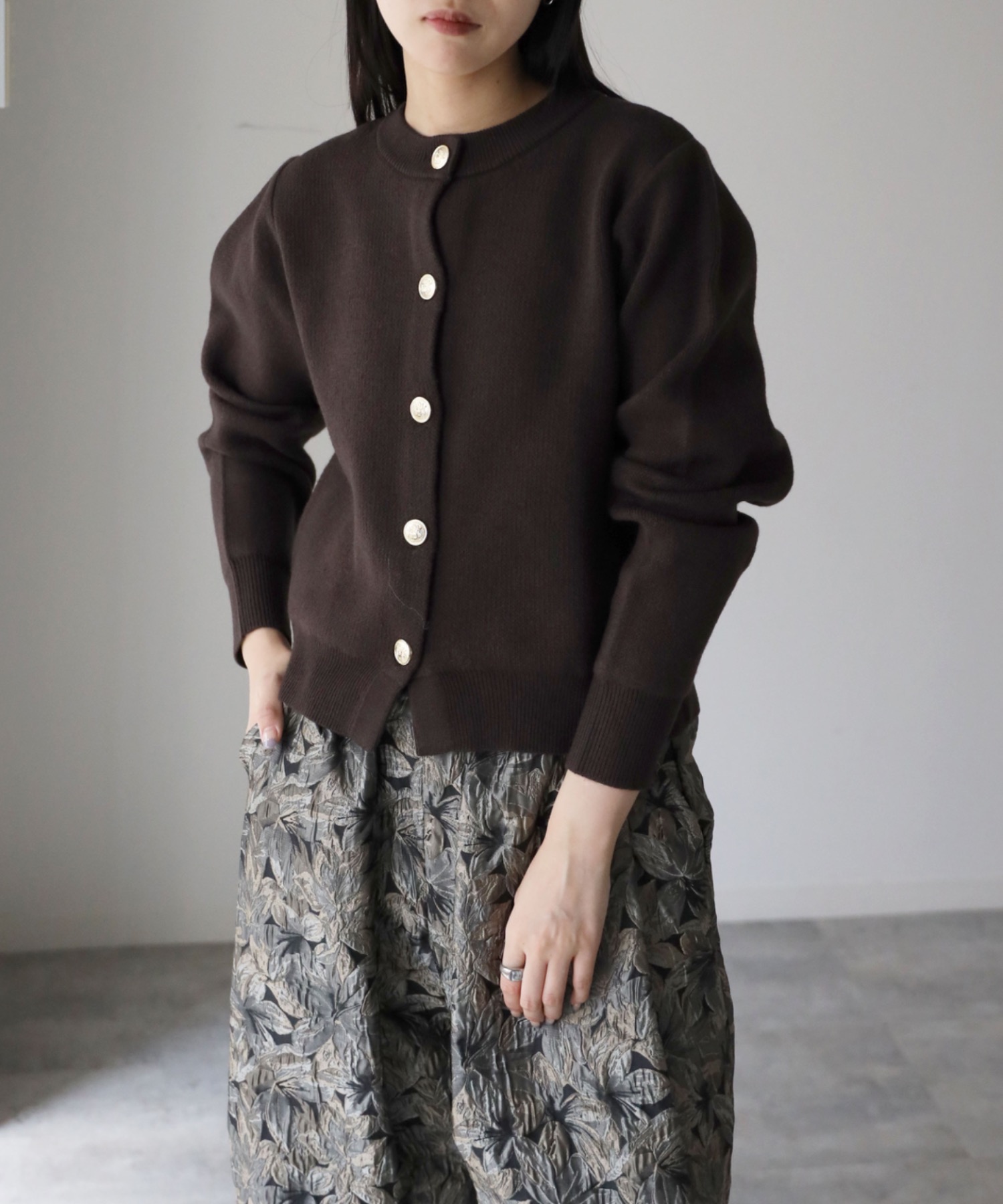 model：155cm. 着用サイズ：FREE