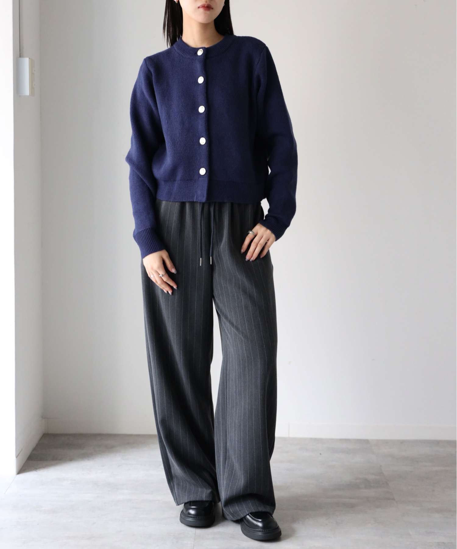 model：155cm. 着用サイズ：FREE
