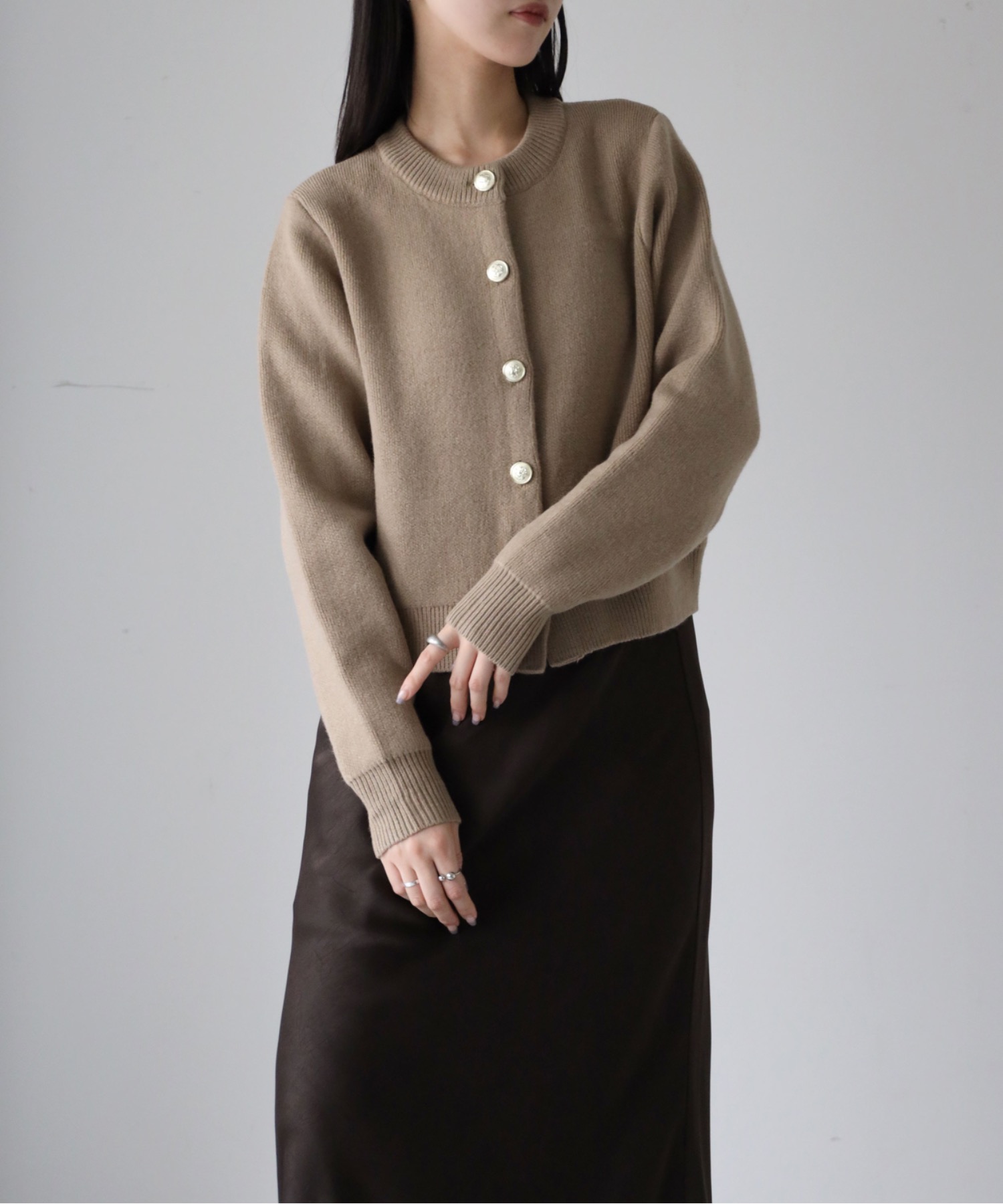 model：155cm. 着用サイズ：FREE