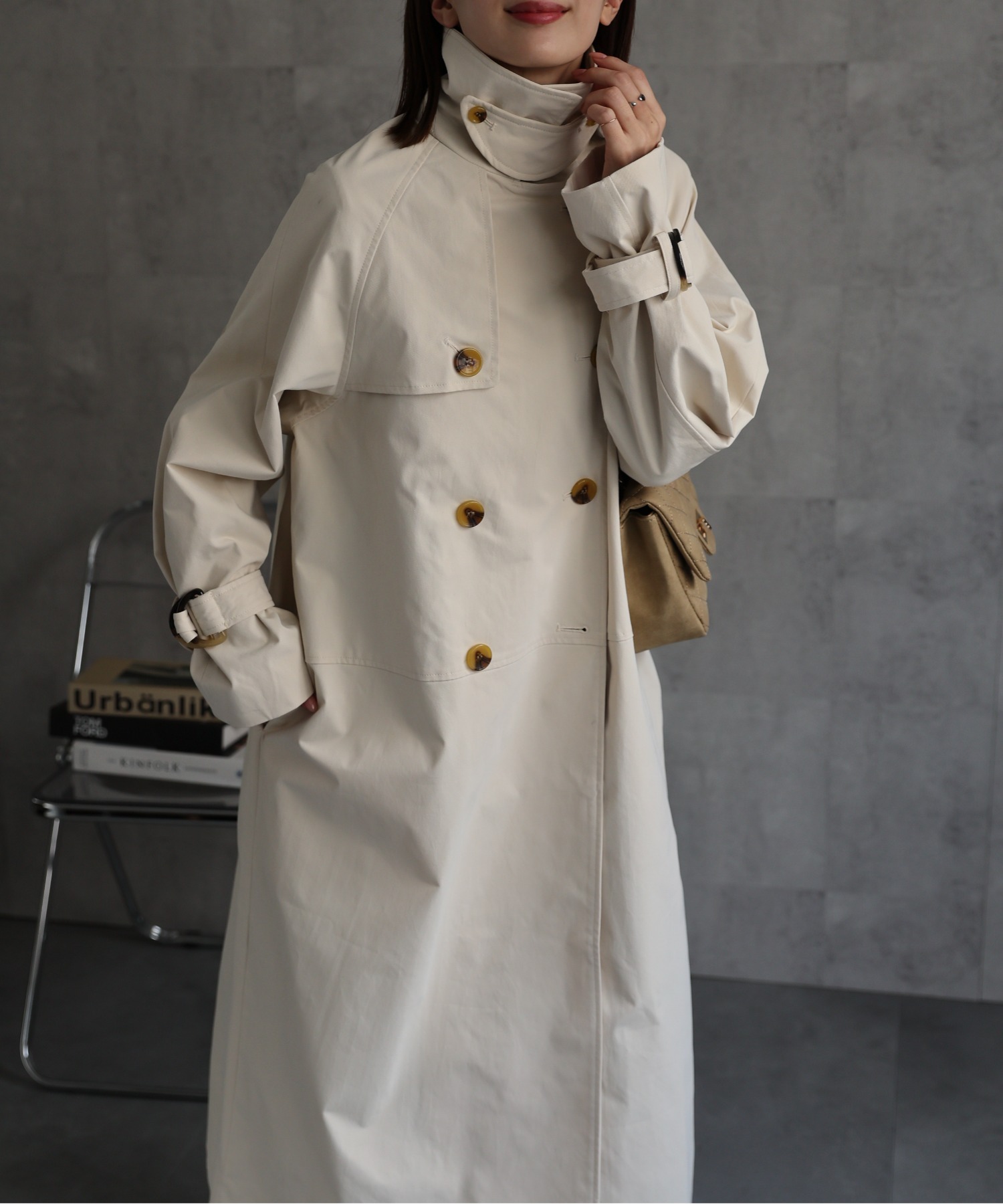 model：162cm 着用サイズ：F