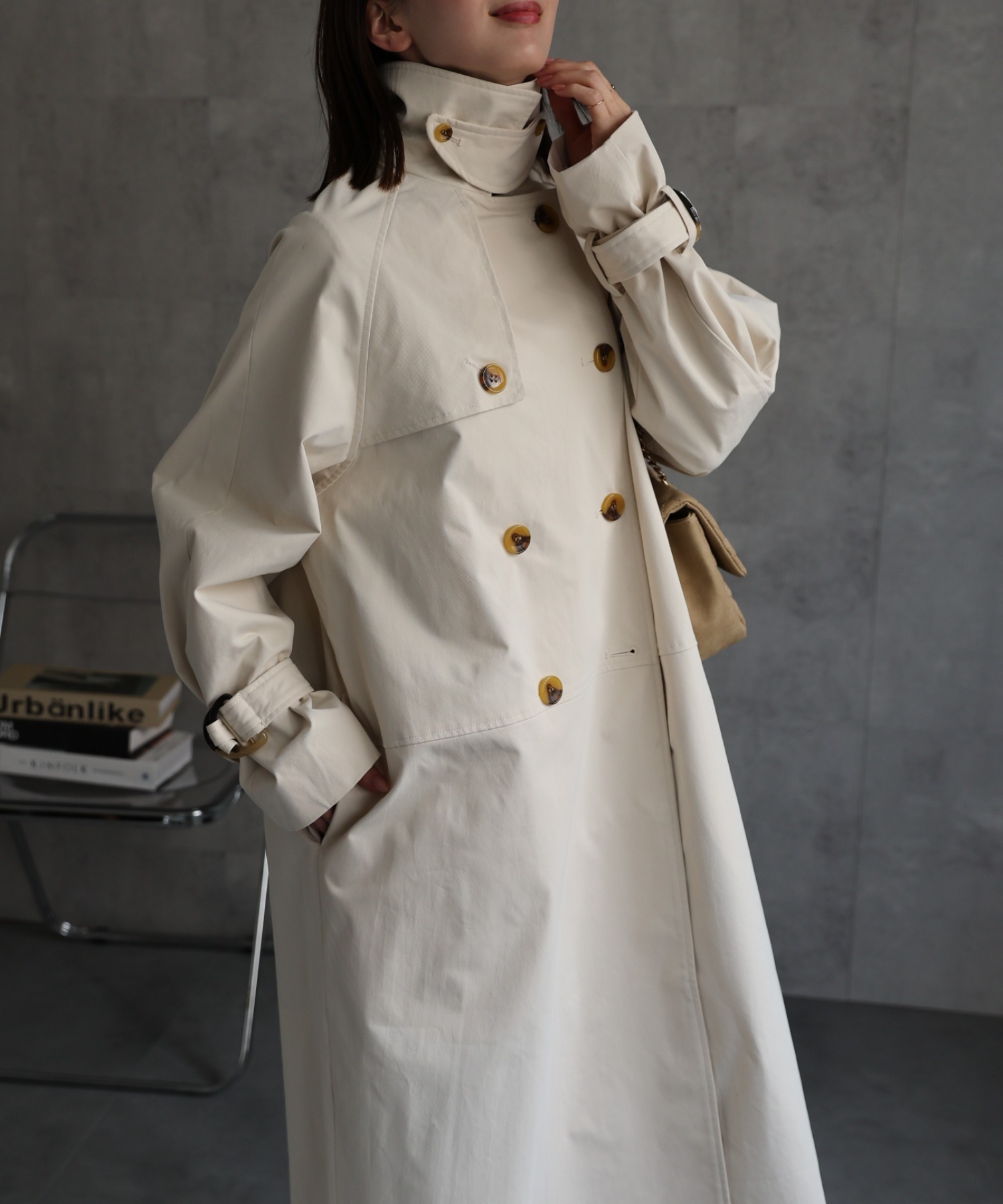 model：162cm 着用サイズ：F