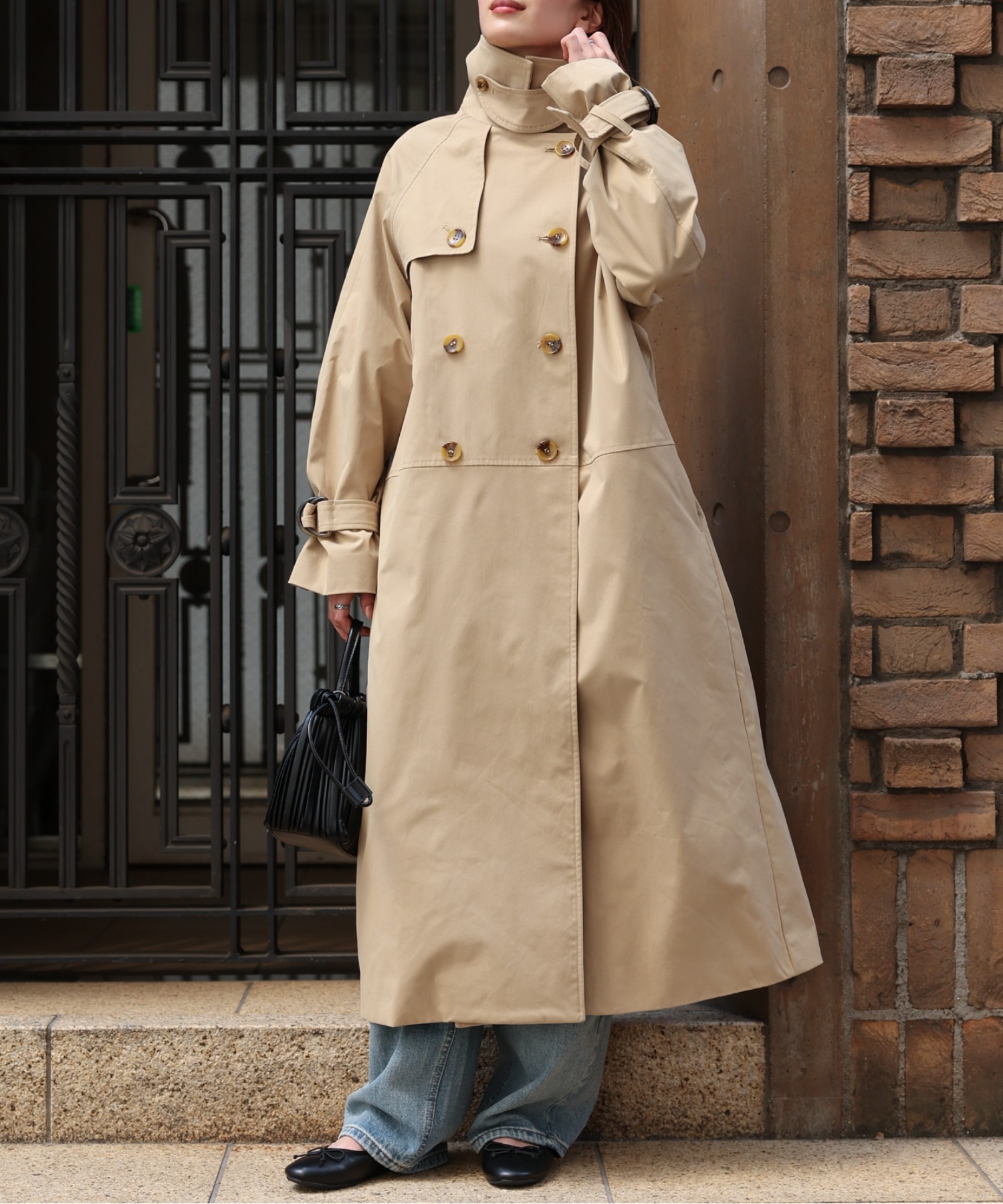 model：162cm 着用サイズ：F