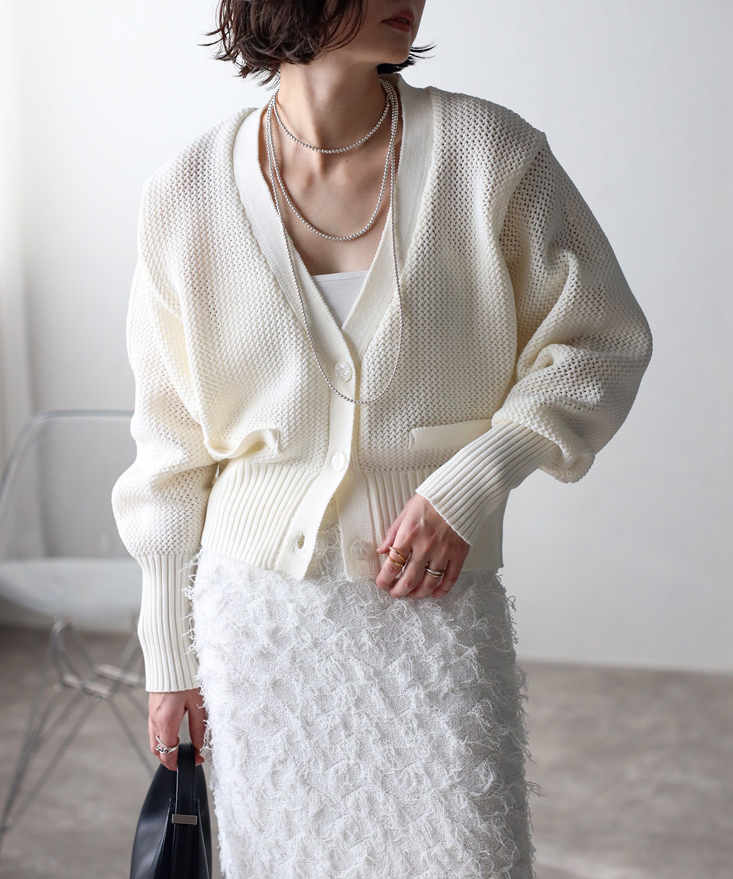 model：H158 着用サイズ：FREE