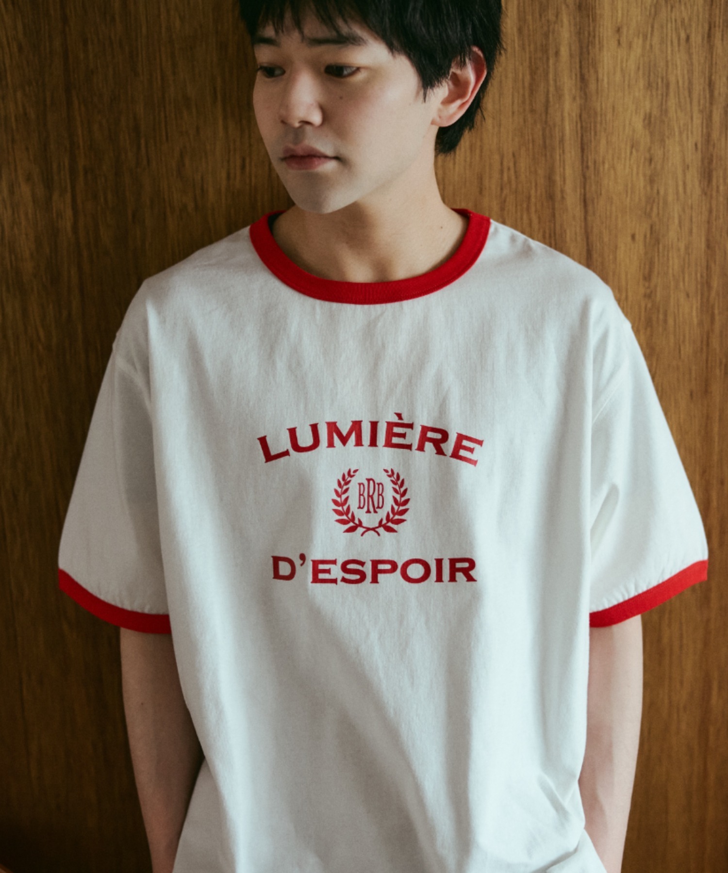 College Logo Ringer Tee — футболка с колледжским лого