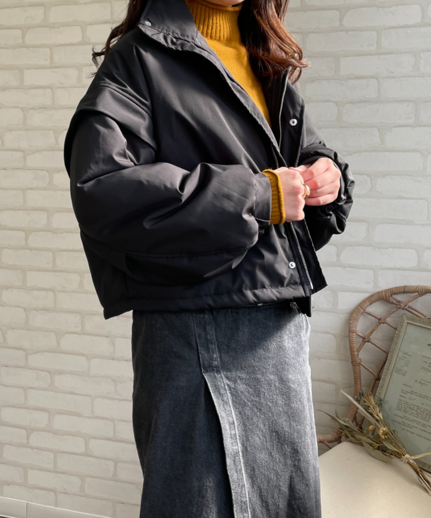 ブルゾンジℤ 中綿ショート丈ブルゾンジャケット モッズコート Chiaro キアロ のファッション通販 まります Www Bookland Ge