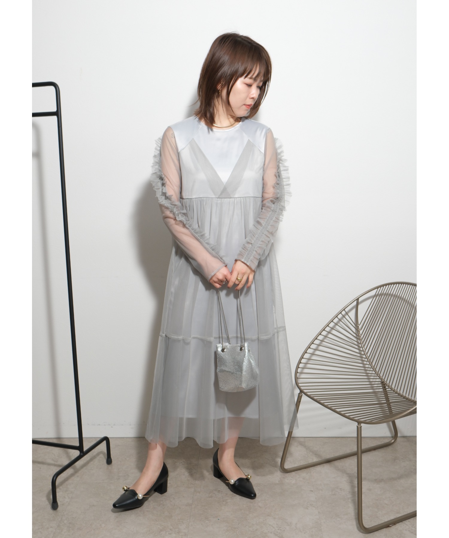 フリルチュールオケージョンワンピース Palm Riche│Eimee Law