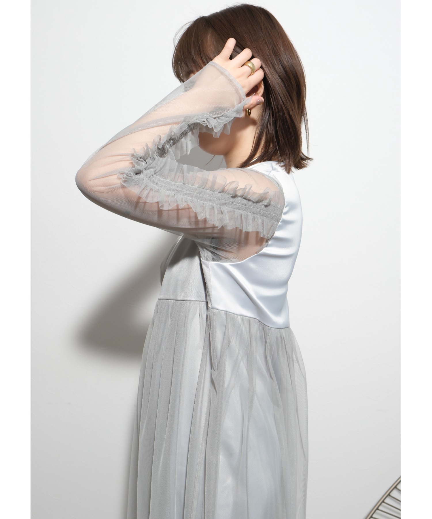 フリルチュールオケージョンワンピース Palm Riche│Eimee Law