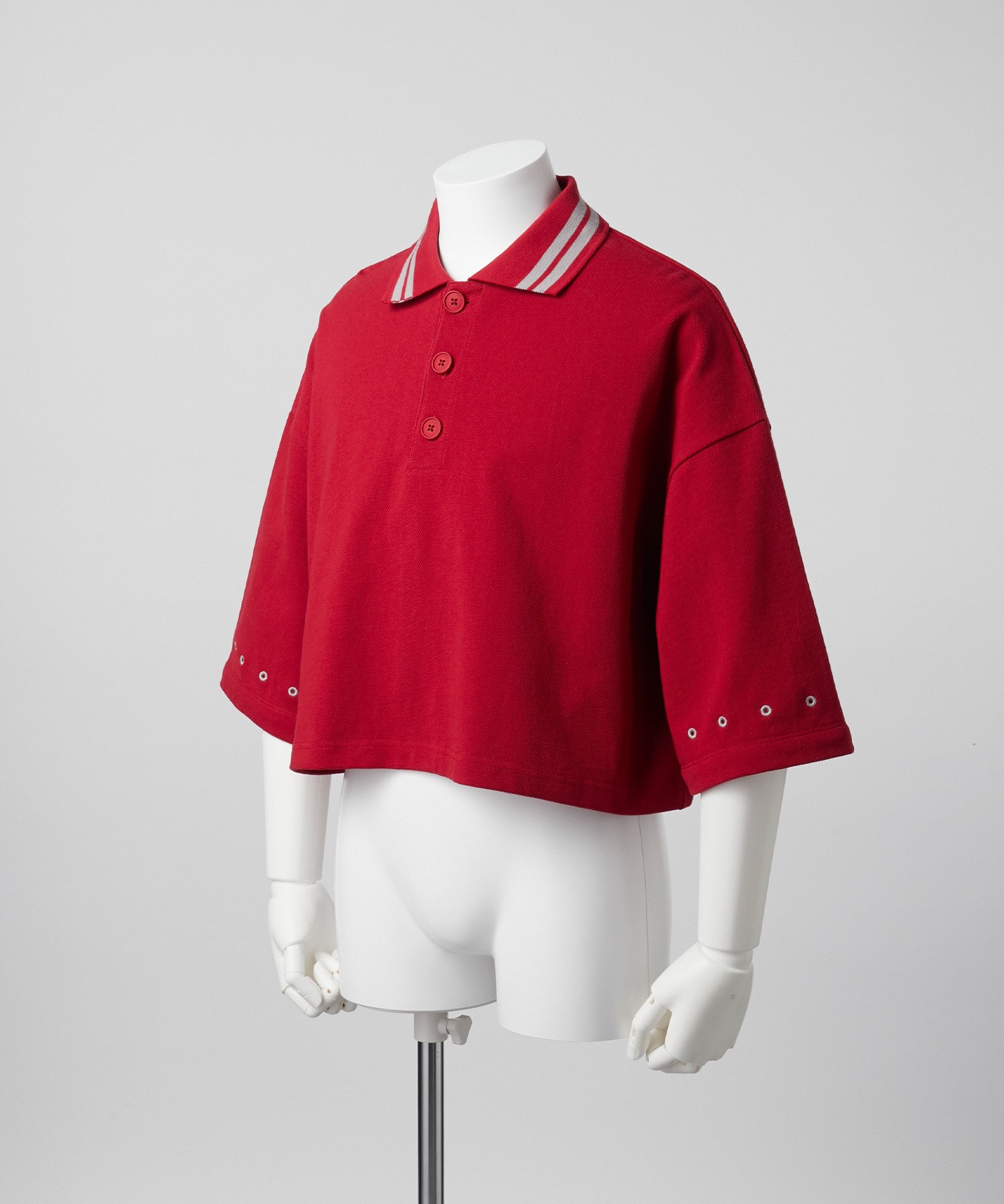 GRANCY ポロシャツ GRANCY ポロシャツ 「GRANCY」Ziplayered Wideshort Poloshirt