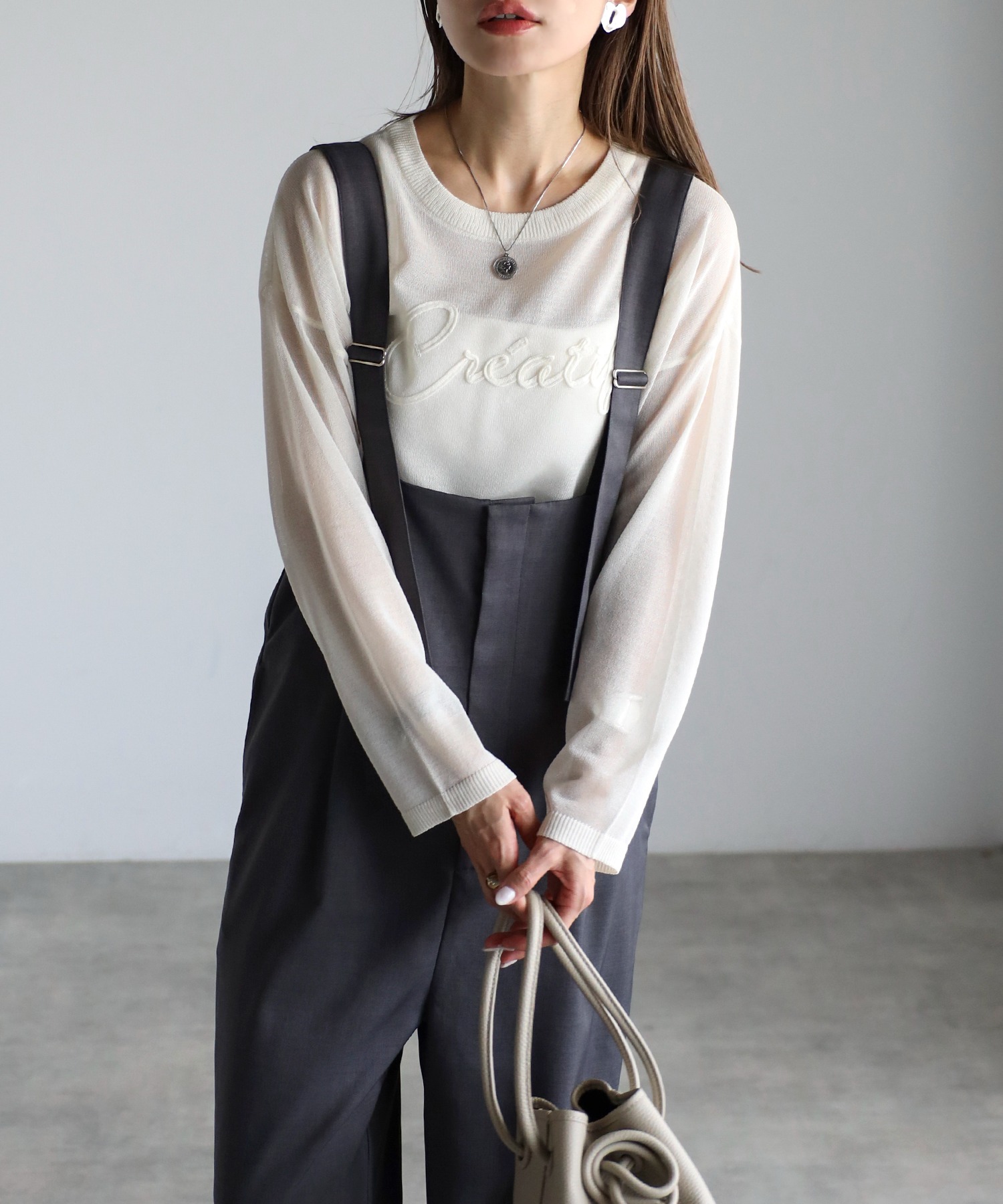 model：H165 着用サイズ：FREE