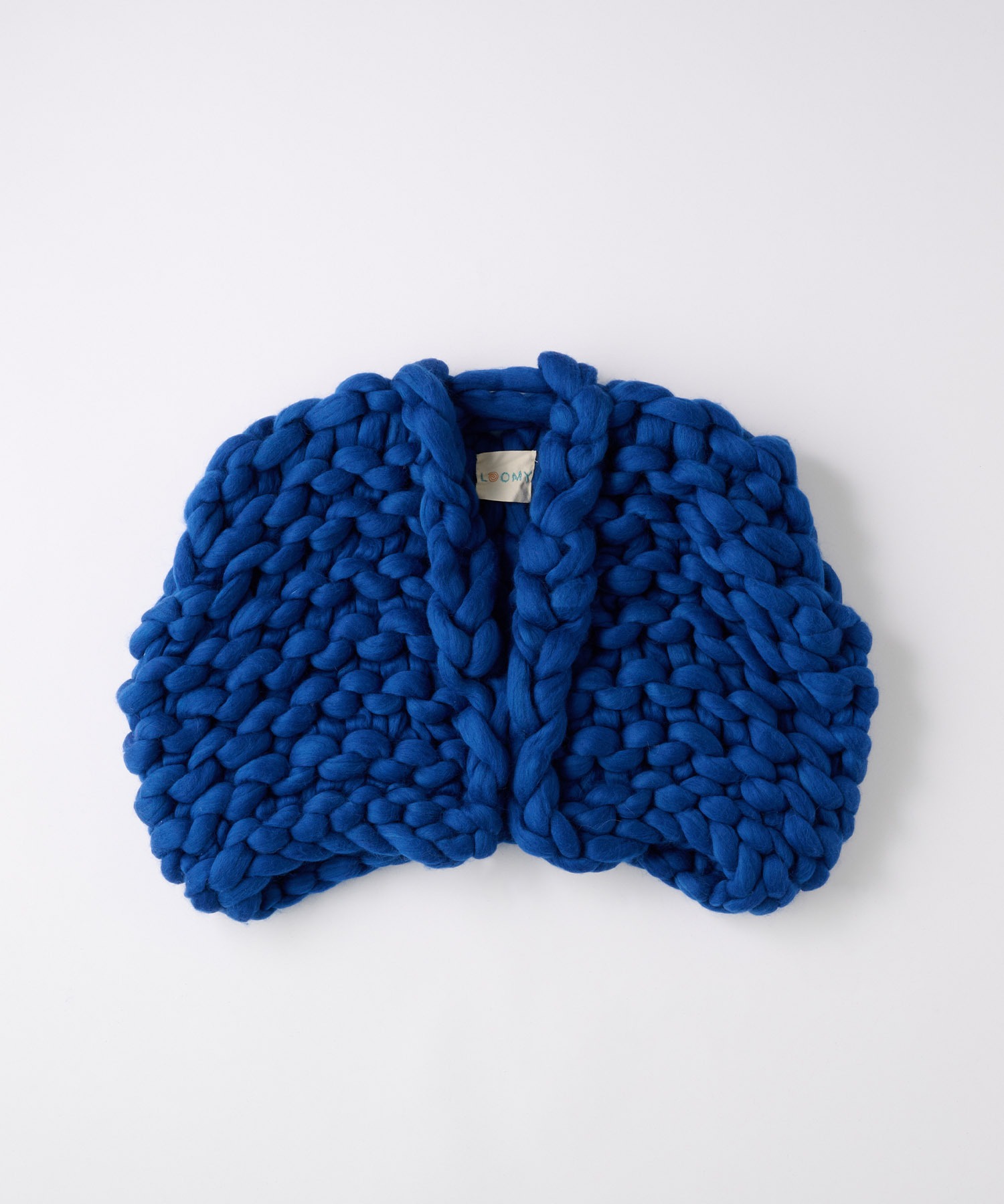 forksy.】【Loomy】メリノウールジャイアントニットベスト forksy