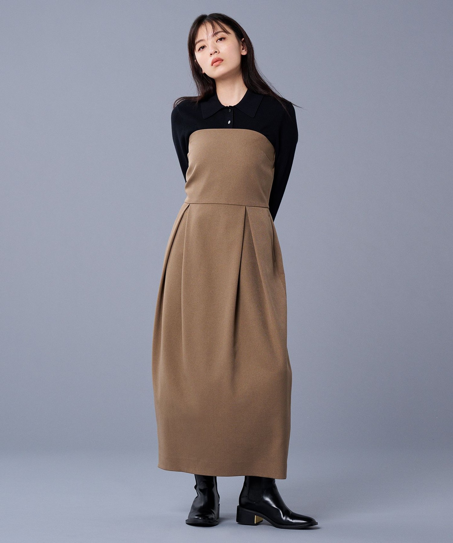 グラシエウォーム コクーン ワンピース（uncrave STANDARD）