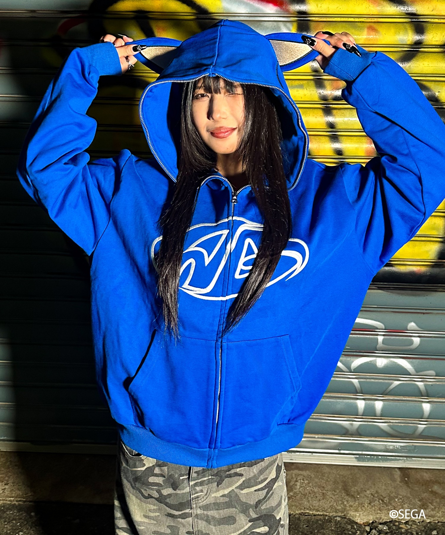 A'GEM/9 × .kom 『A'gem/エージェム』SONIC ZIP UP HOODIE /ソニック
