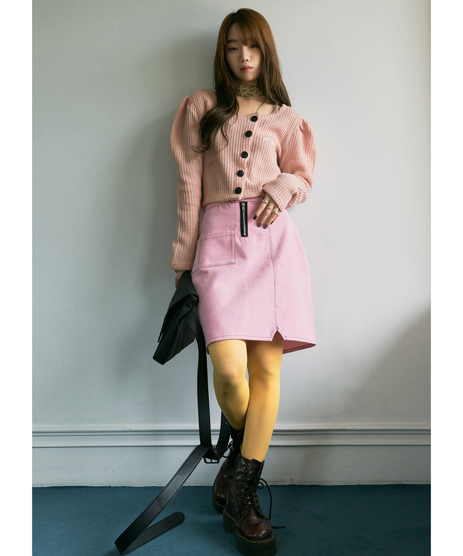 BLUE PIE』TINT POCKET MINI SKIRT/ ティント ポケット ミニ スカート