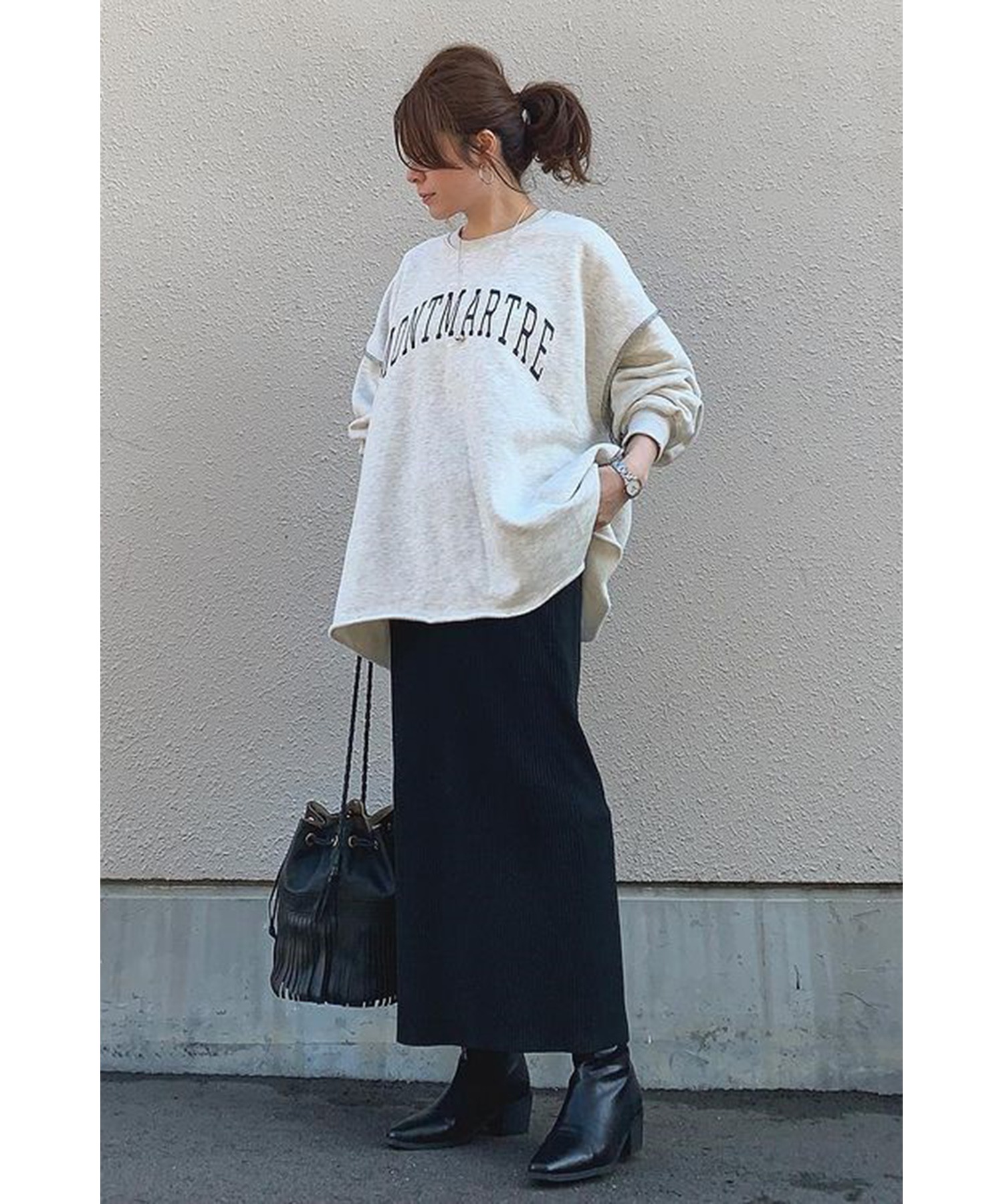 model：H158 着用サイズ：FREE