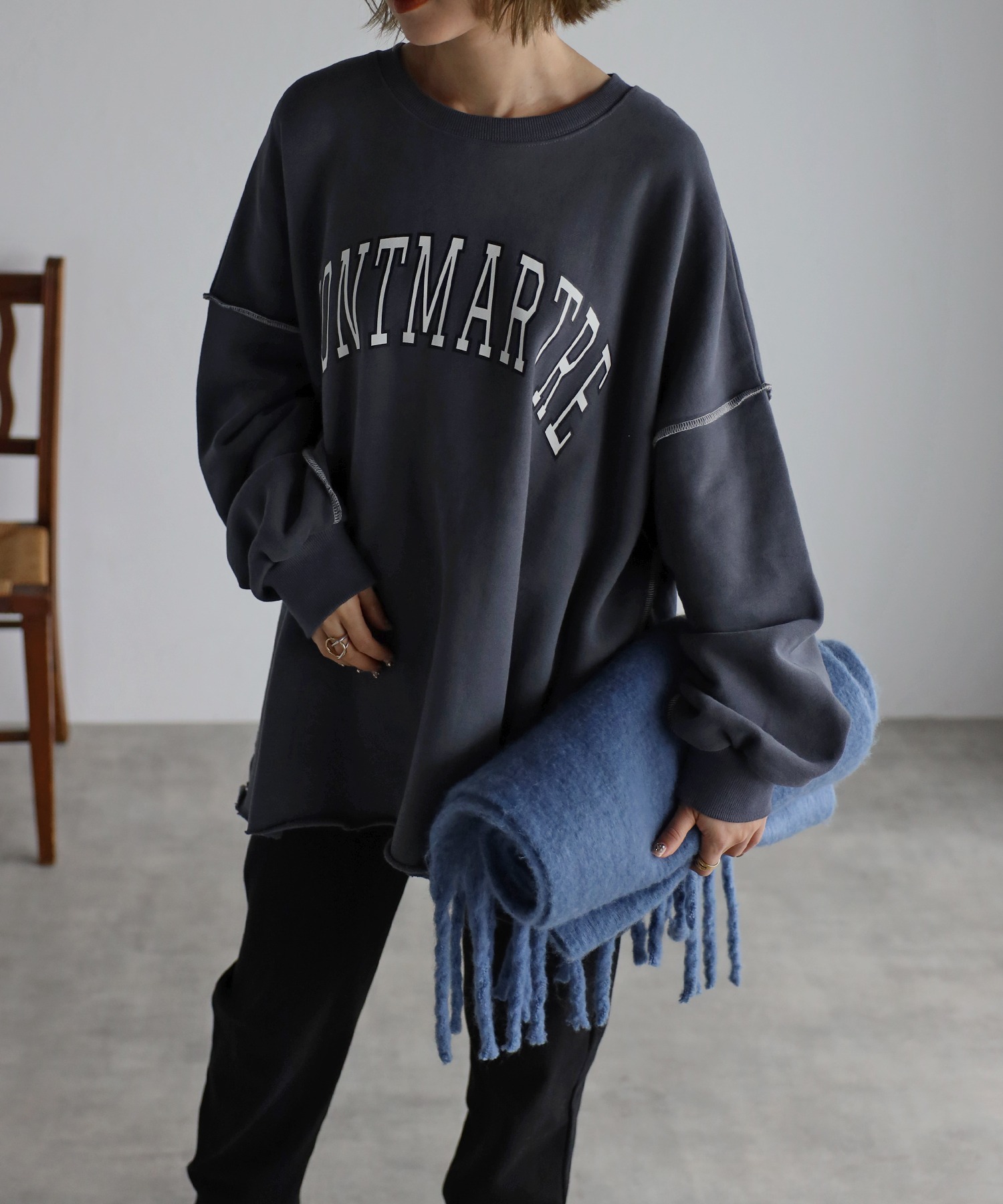 model：H158 着用サイズ：FREE