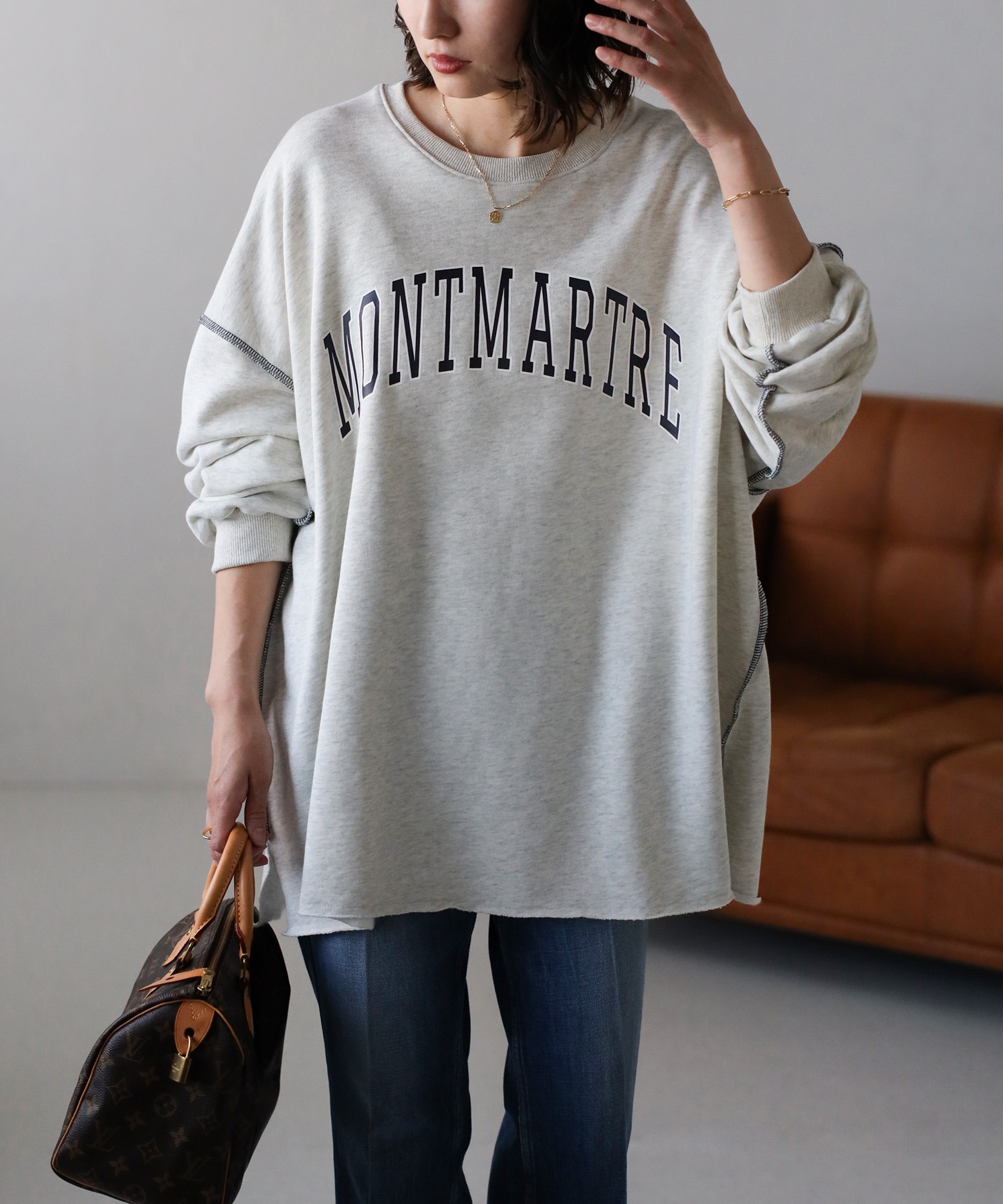 model：H158 着用サイズ：FREE