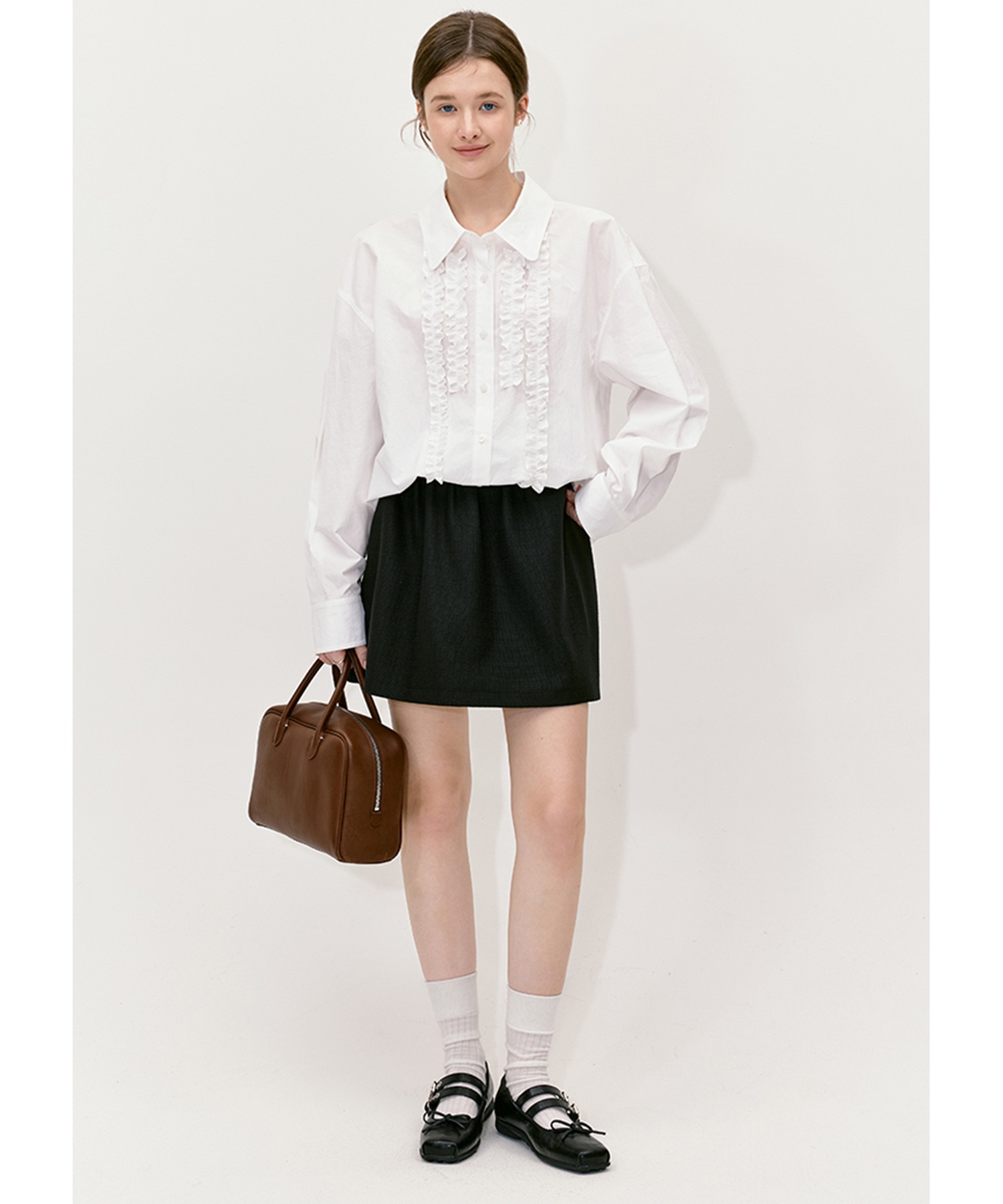 Fano Studios フリル ニット ポロシャツ chuclla｜フリルニットポロシャツ FQ24S049 Fano Studios