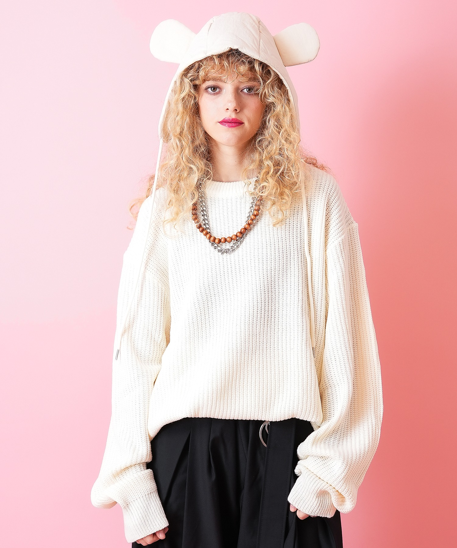 a.p.o.v. Oversize клёновый свитшот с круглым воротом