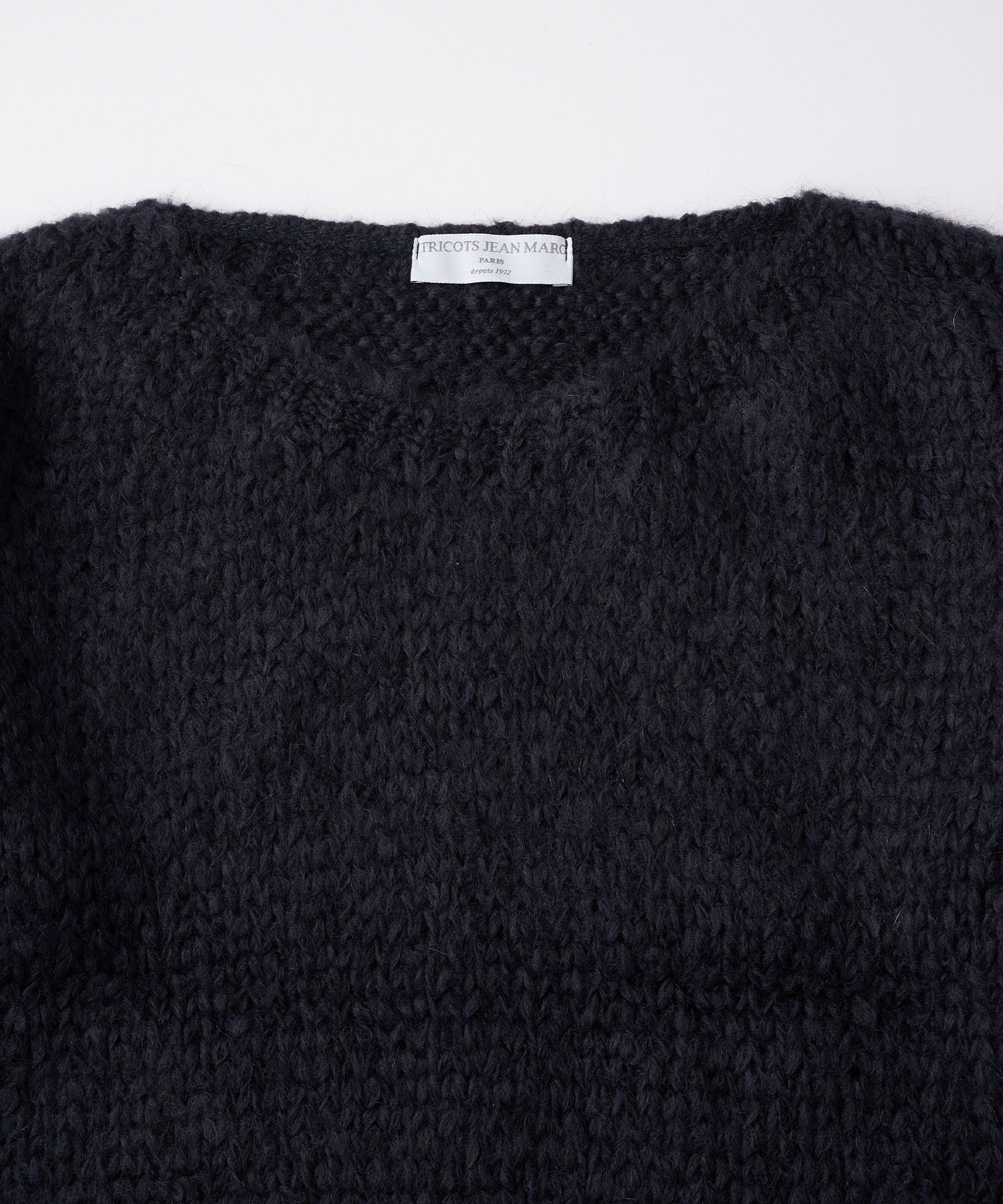 forksy.】【Tricots Jean Marc】モヘアタッチクルーネックプルオーバー